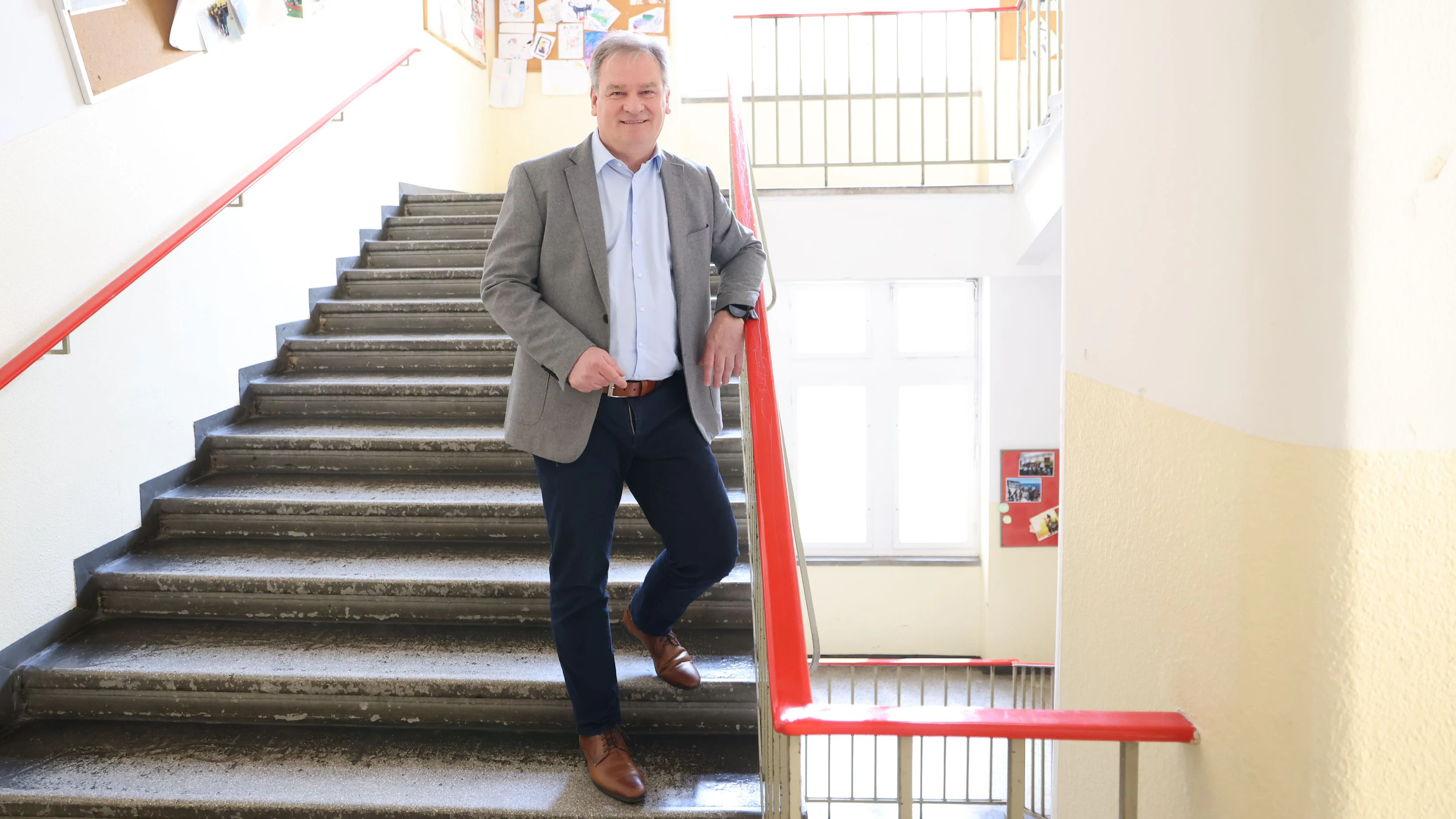 20240318 / direktor ms europaschule in floridsdorf mittelschule / foto: denise auer / tageszeitung heute