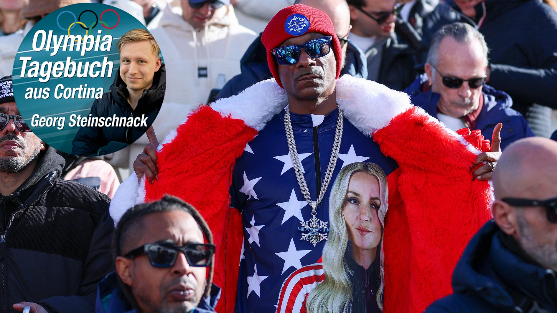 US-Rapper Snoop Dogg als Edel-Fan