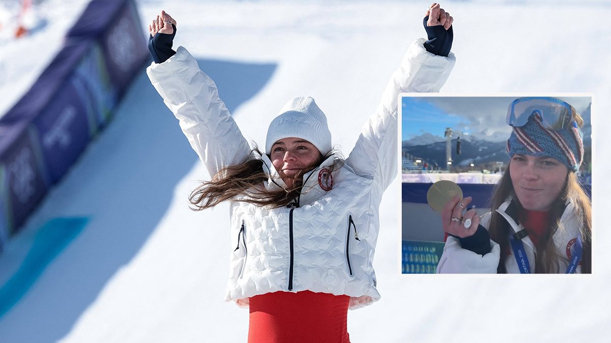 Breezy Johnson holte Olympia-Gold in der Abfahrt. 