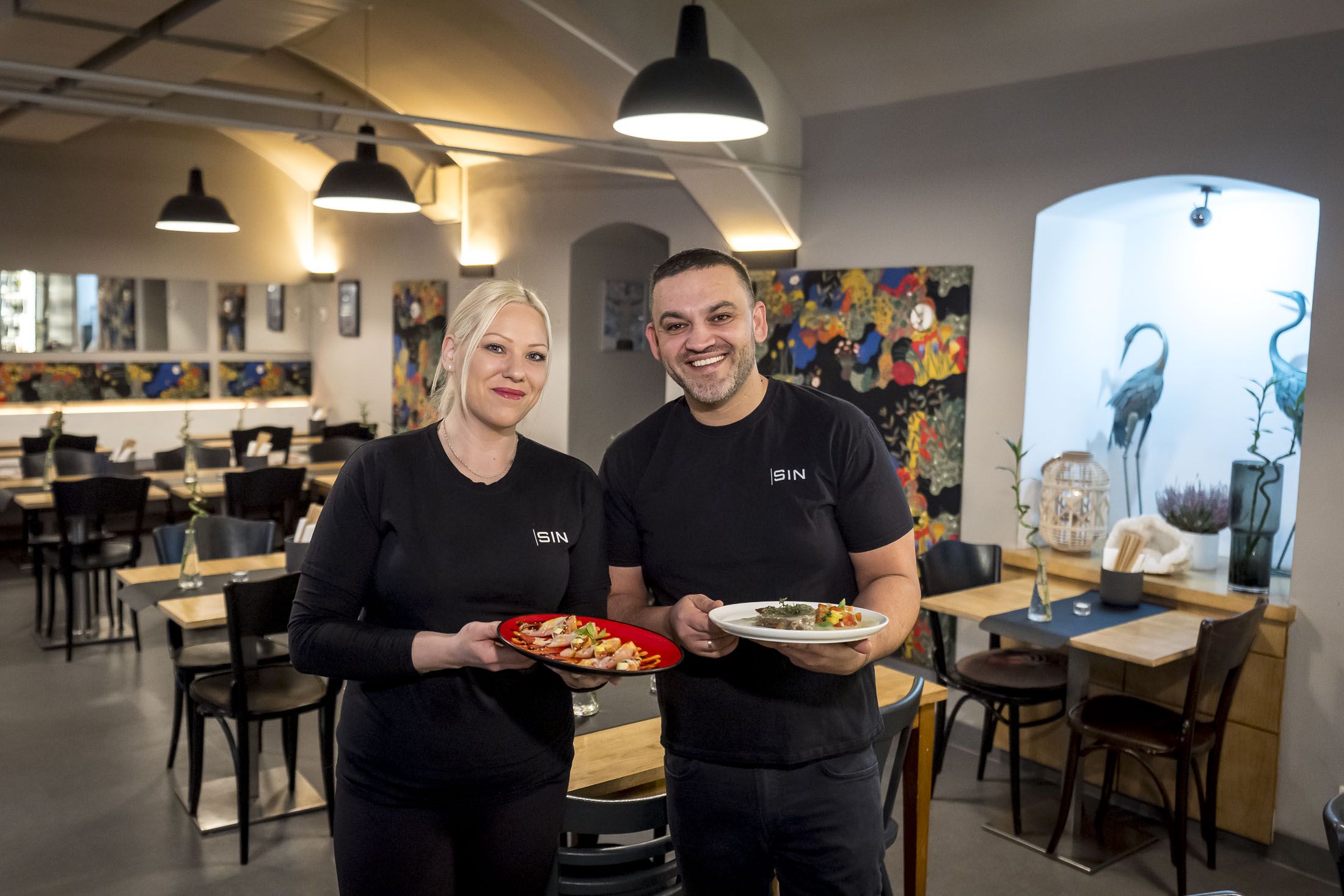 Vilmos Szilágyi (40) und seine Frau Krisztina (37) führen das Restaurant 