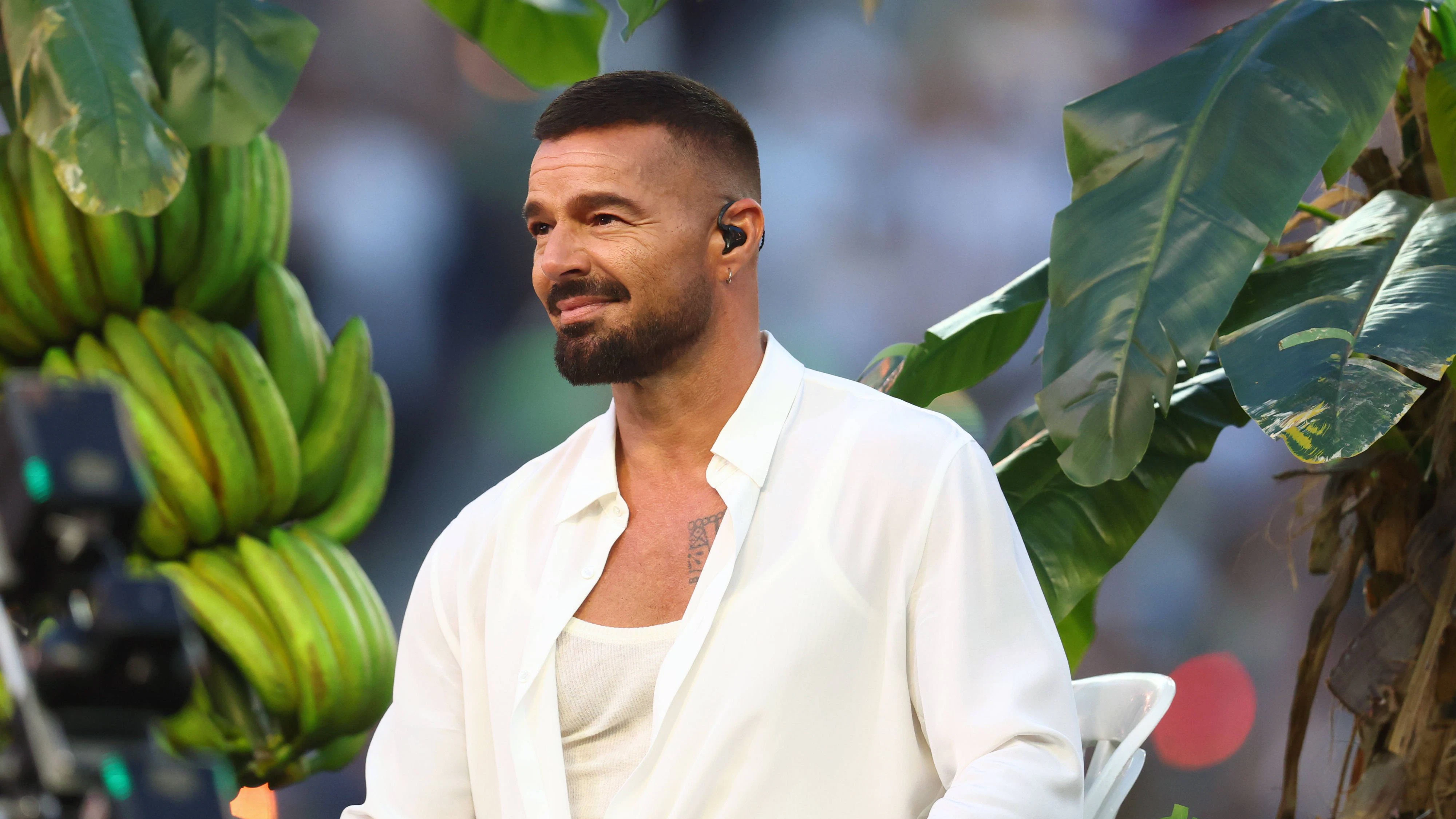 Auch Ricky Martin ließ sich den Auftritt nicht entgehen und stimmte ein paar Songs mit an.