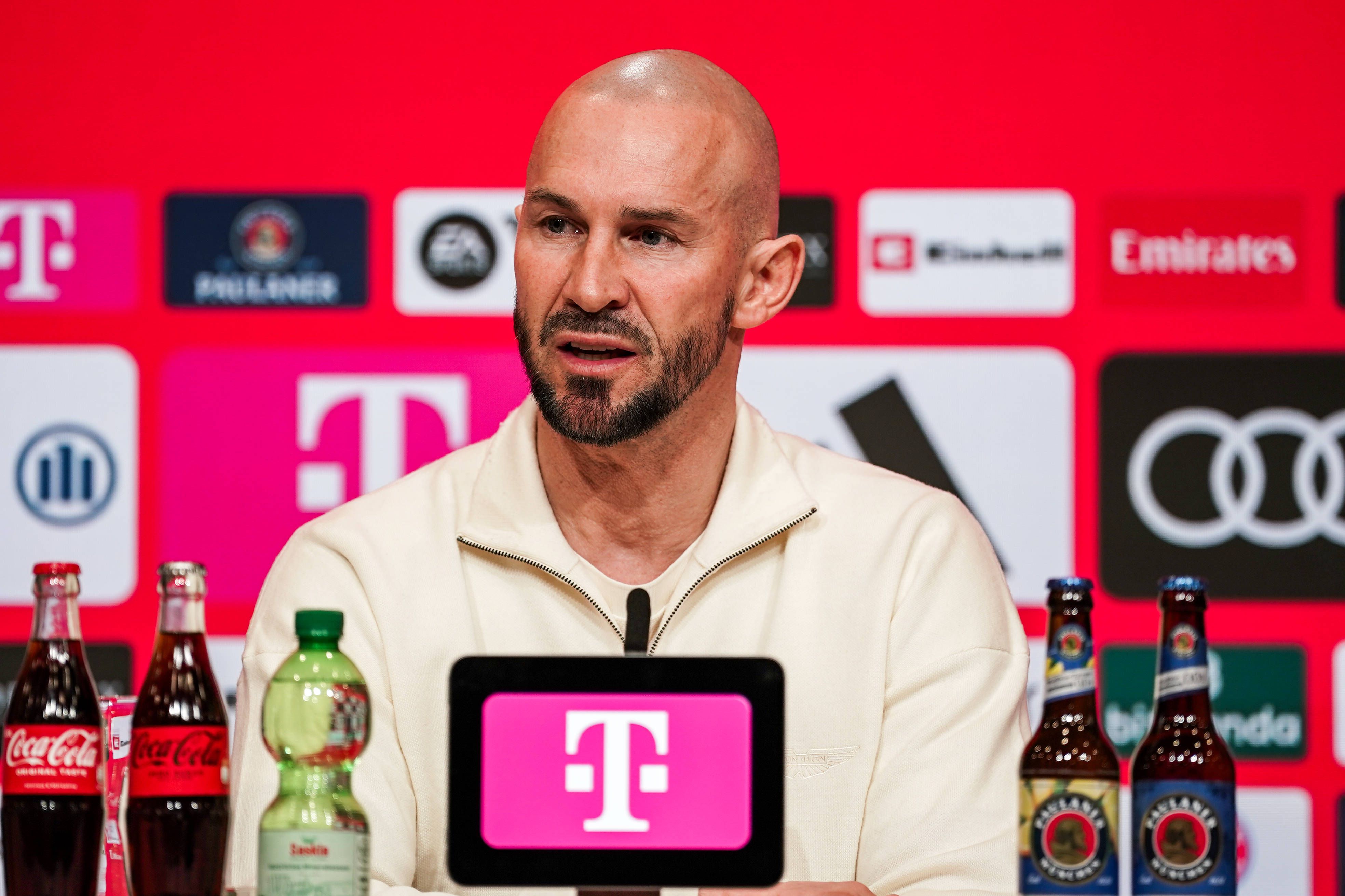 Christian Ilzer sprach auf der Pressekonferenz Klartext. 