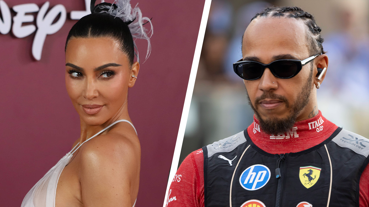 Endlich offiziell? Kim K und Lewis Hamilton zusammen beim Super Bowl.