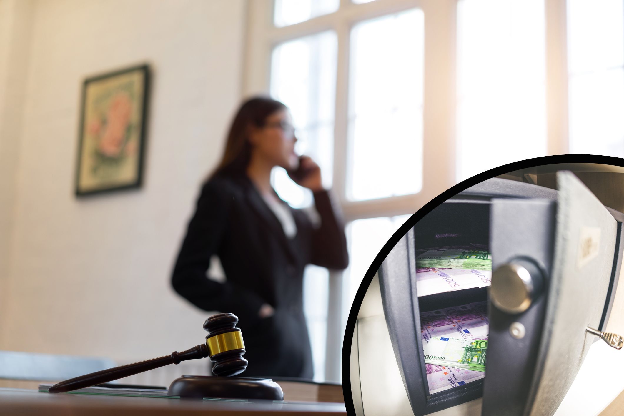 Symbolbild: Ermittler gehen von einem fingierten Kanzlei-Einbruch aus – aus dem Tresor sollen 75.000 Euro verschwunden sein.