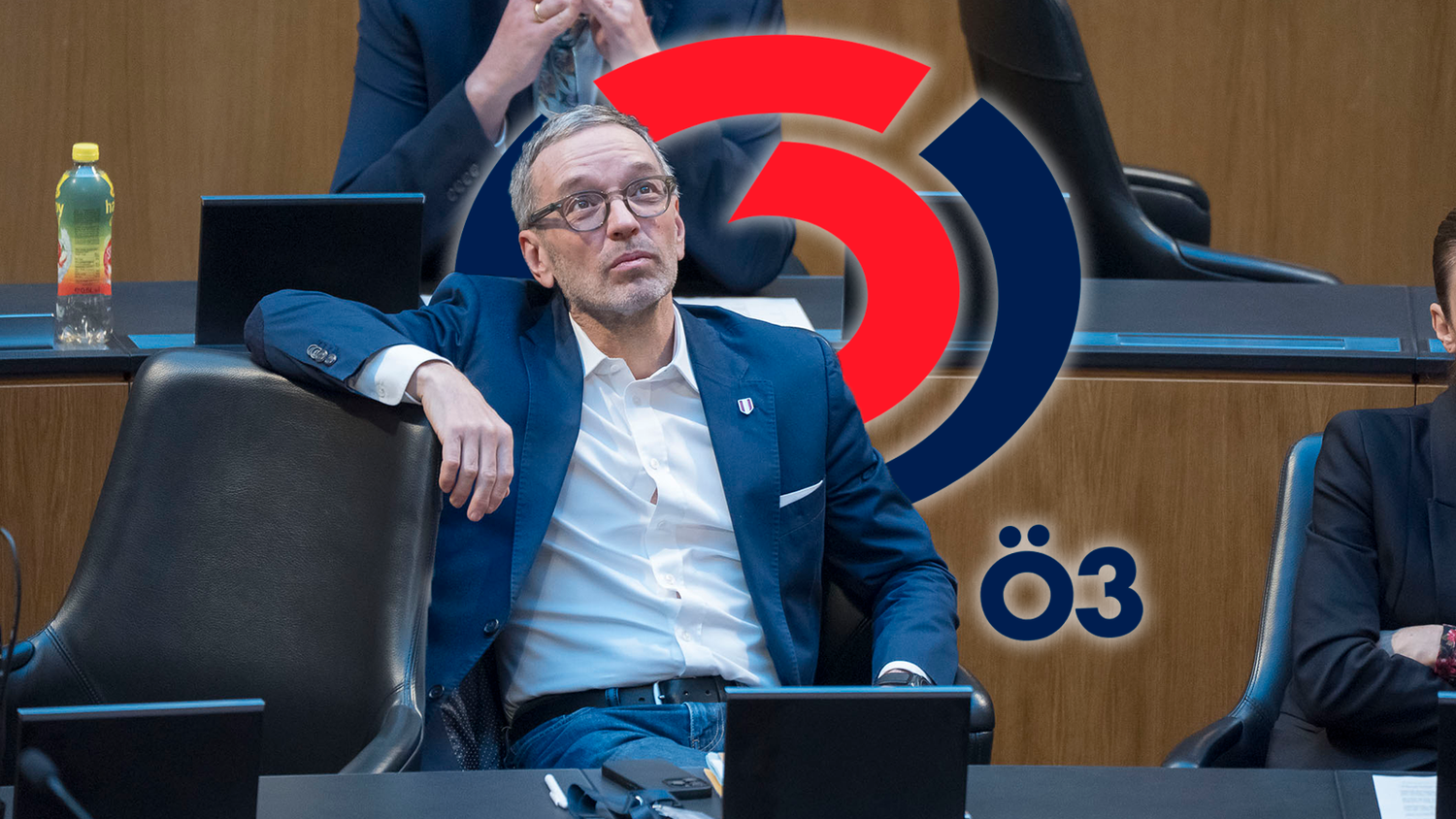 Herbert Kickl wird am Montagabend gespannt Radio hören.