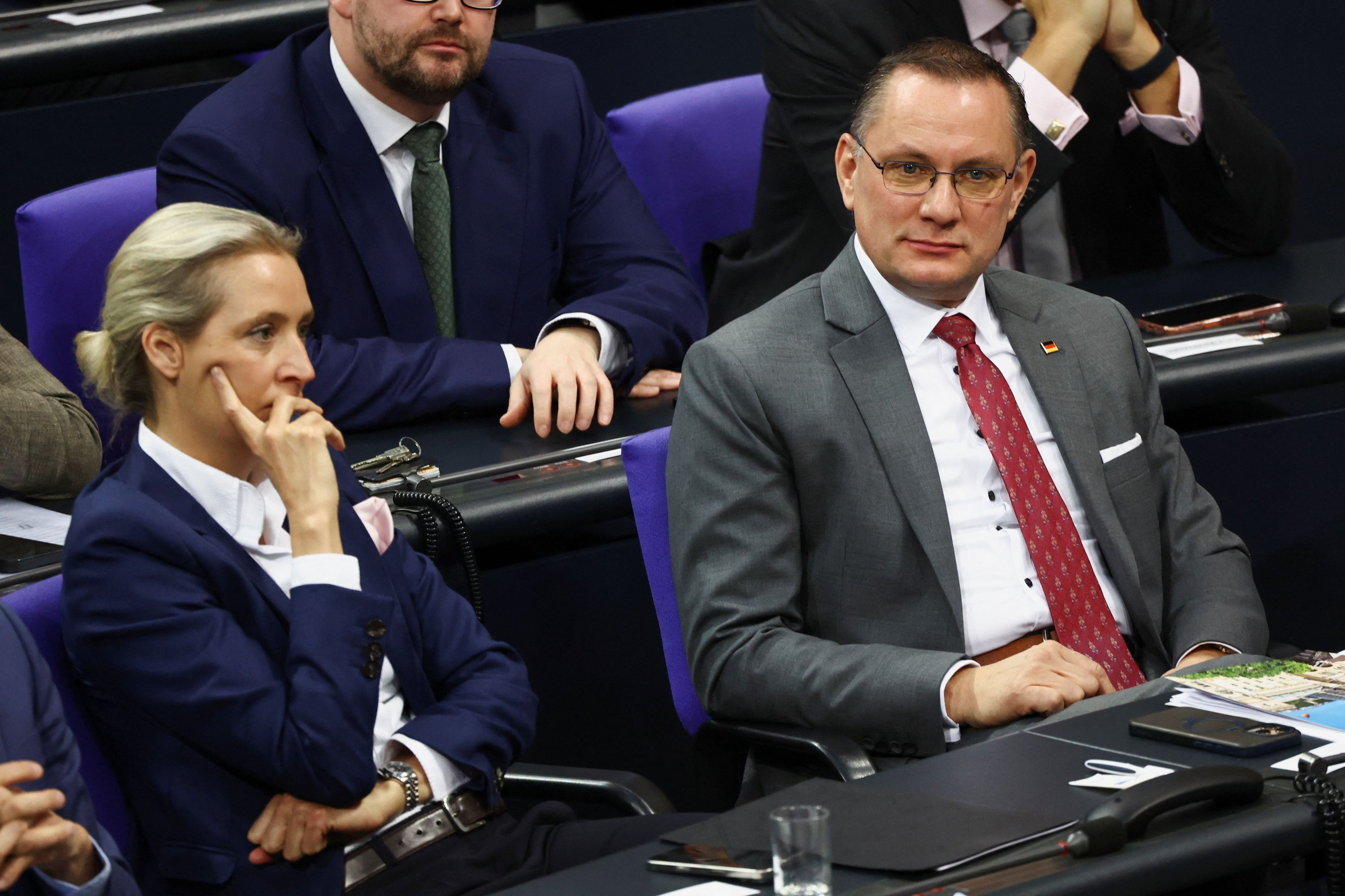 Die AfD-Parteichefs Alice Weidel und Tino Chrupalla gehen auf Distanz zu Sellner.