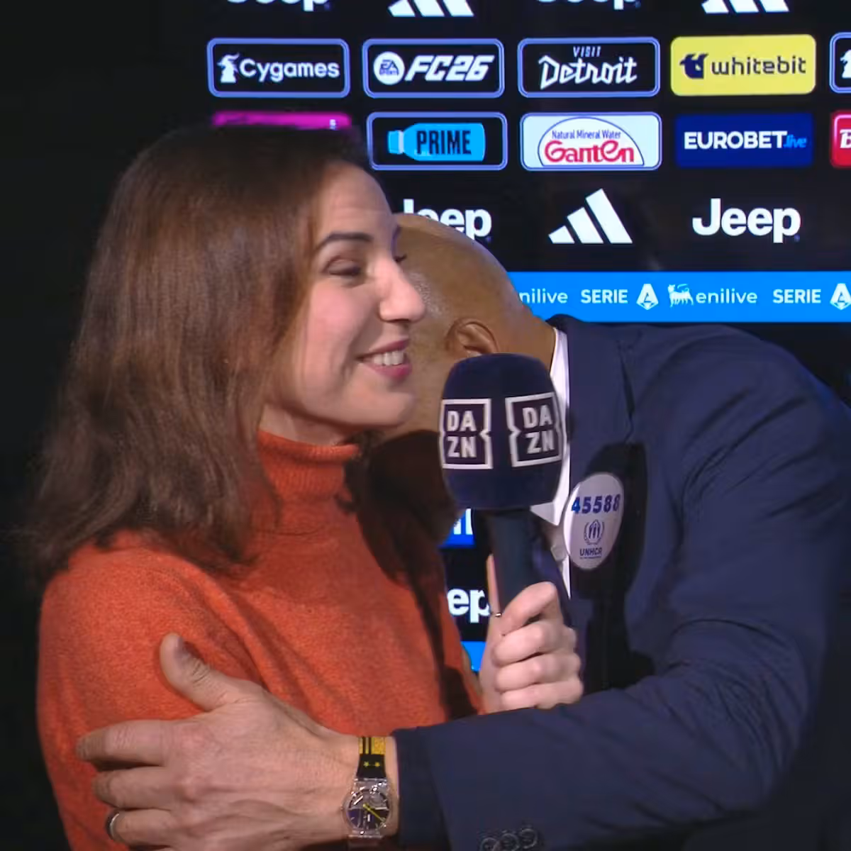 Luciano Spalletti kam Federica Zille (zu) nahe.