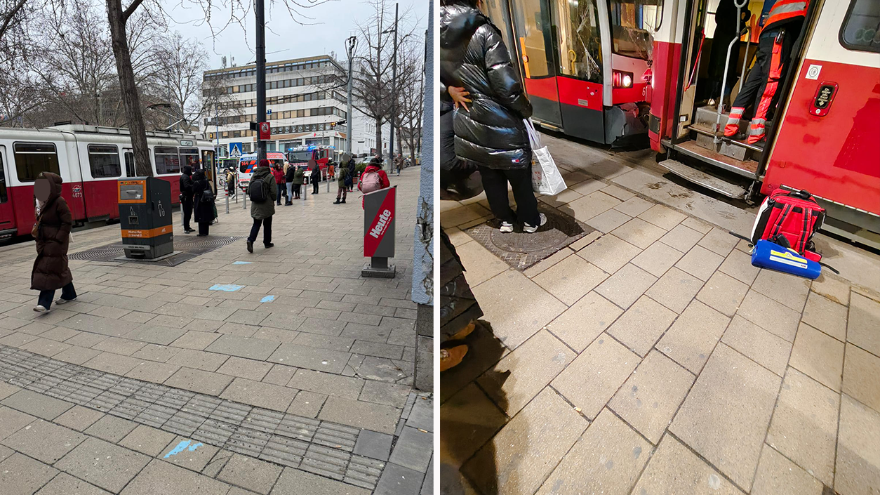 Am Montag krachte es in Wien-Floridsdorf ordentlich.