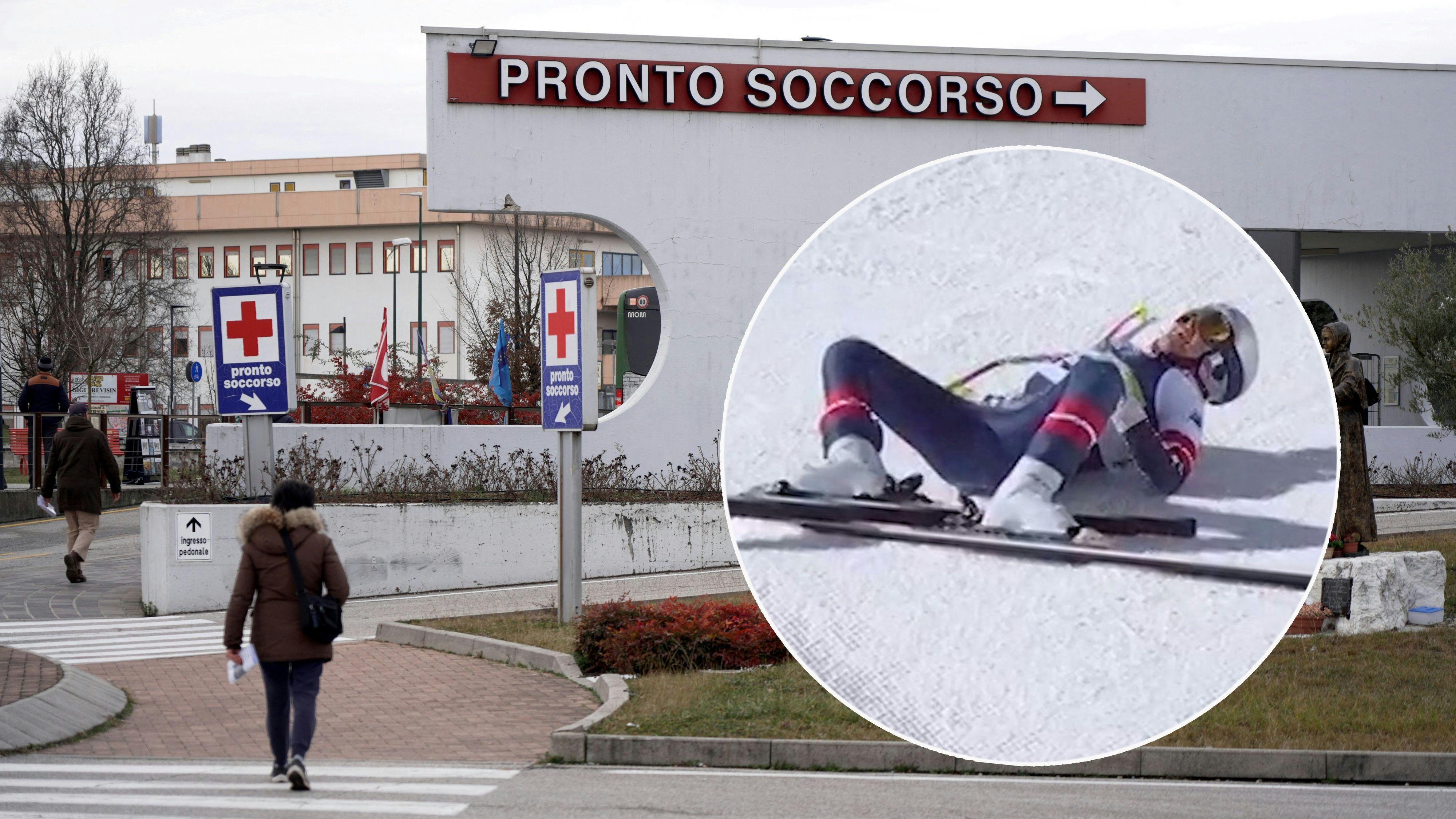 Lindsey Vonn wurde in Treviso operiert.