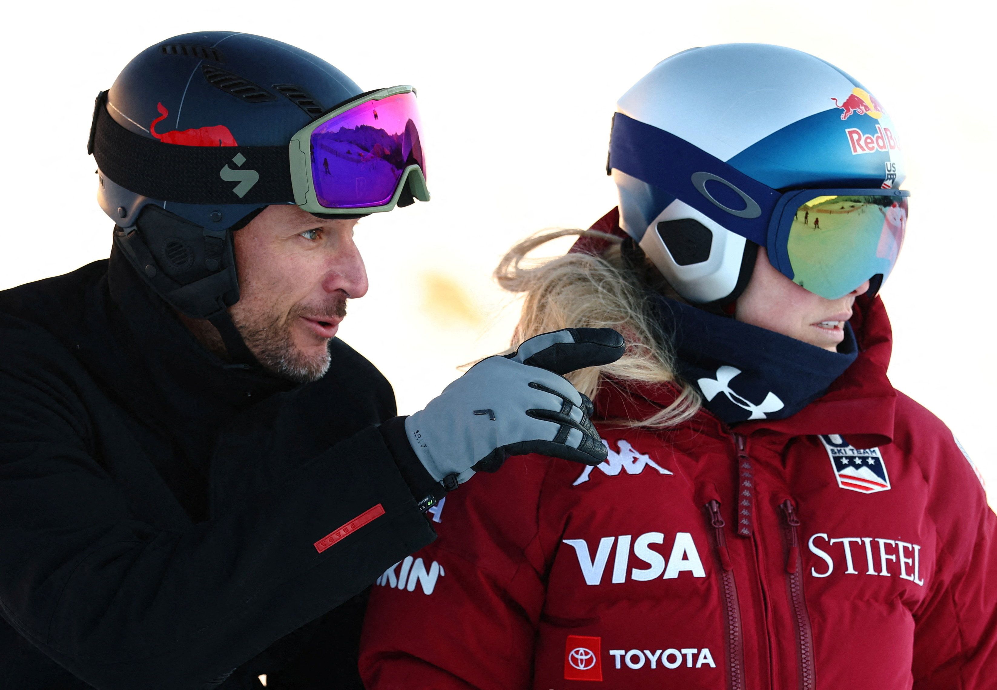 Aksel Lund Svidal und Lindsey Vonn