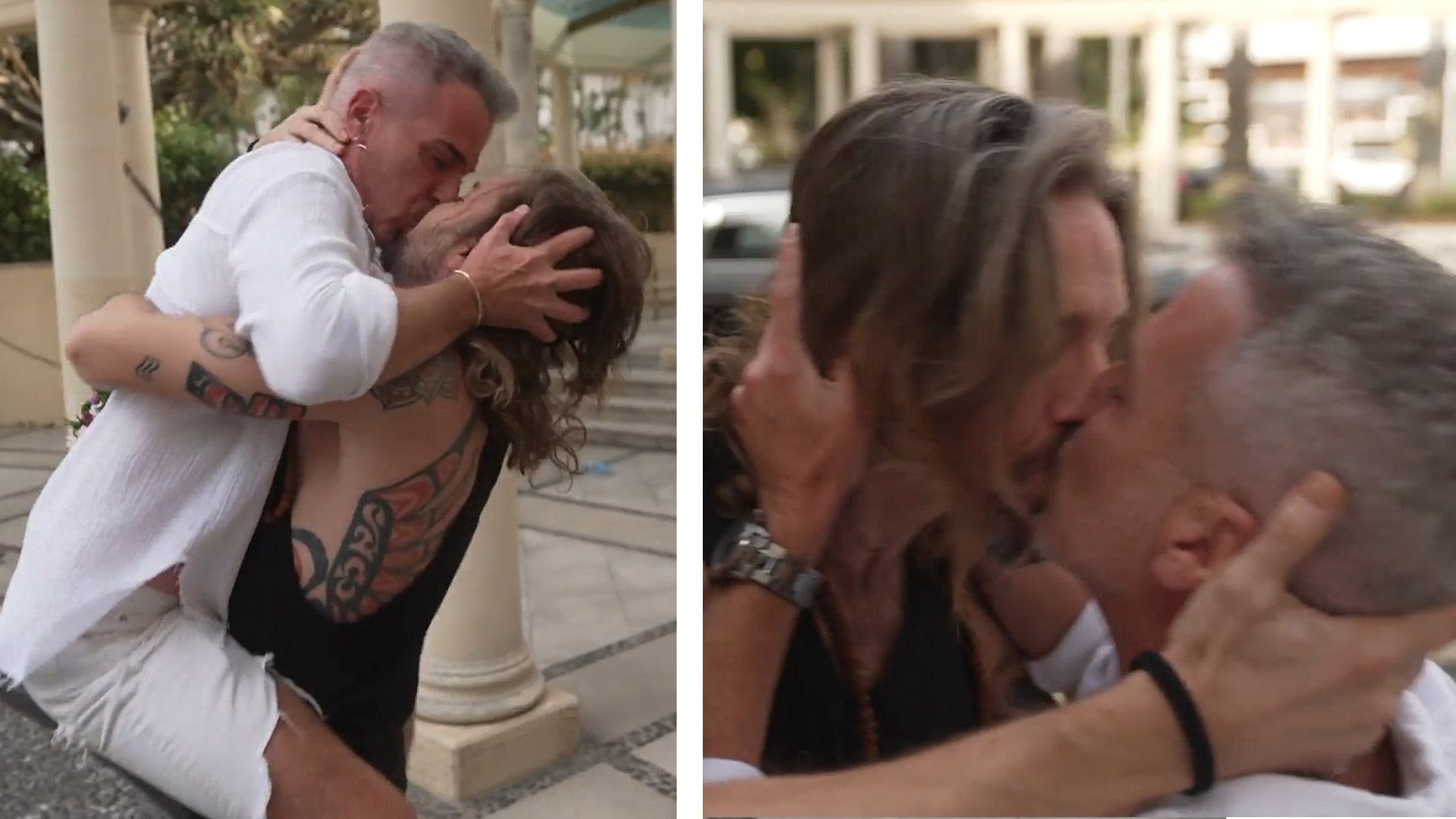 Gil Ofarim und sein Cousin Tzviki scheinen ein sehr inniges Verhältnis zu haben.