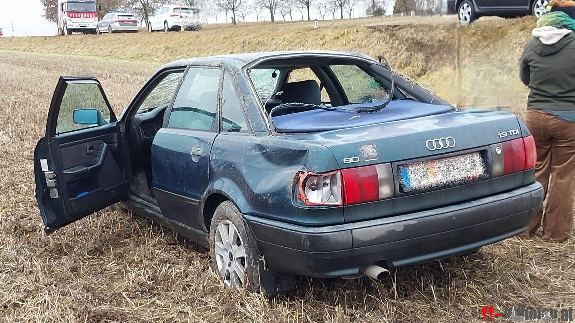 Ein schwerer Unfall ereignete sich auf der Kappeler Landstraße im Bezirk St. Veit an der Glan.
