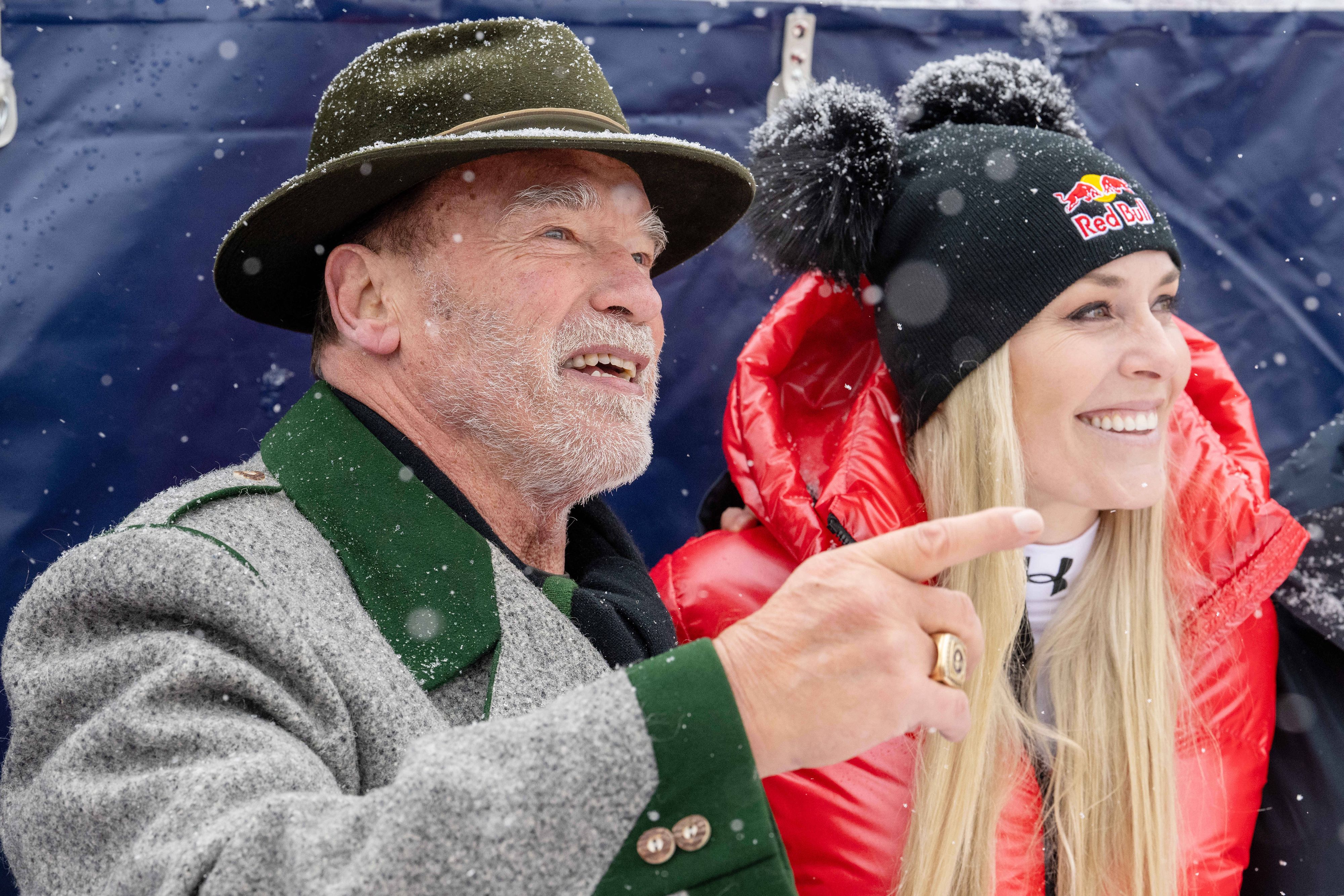 Arnold Schwarzenegger und Lindsey Vonn.