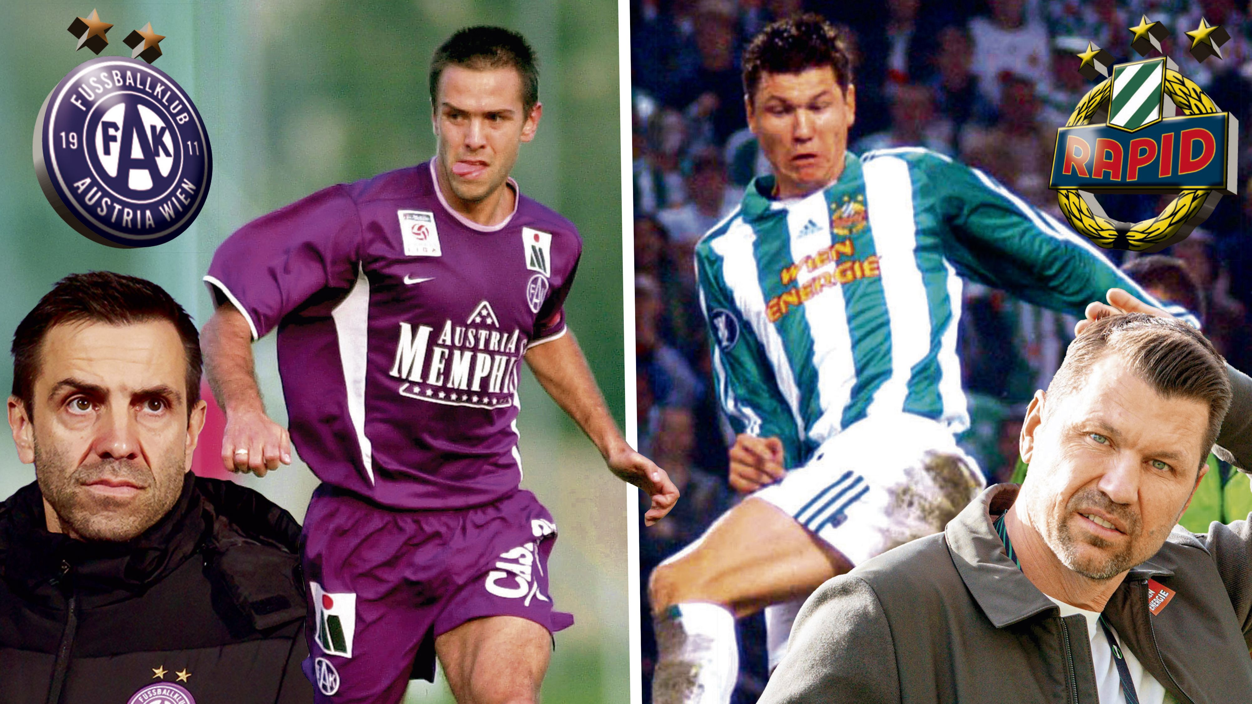 Austrias Michael Wagner und Rapids Markus Katzer