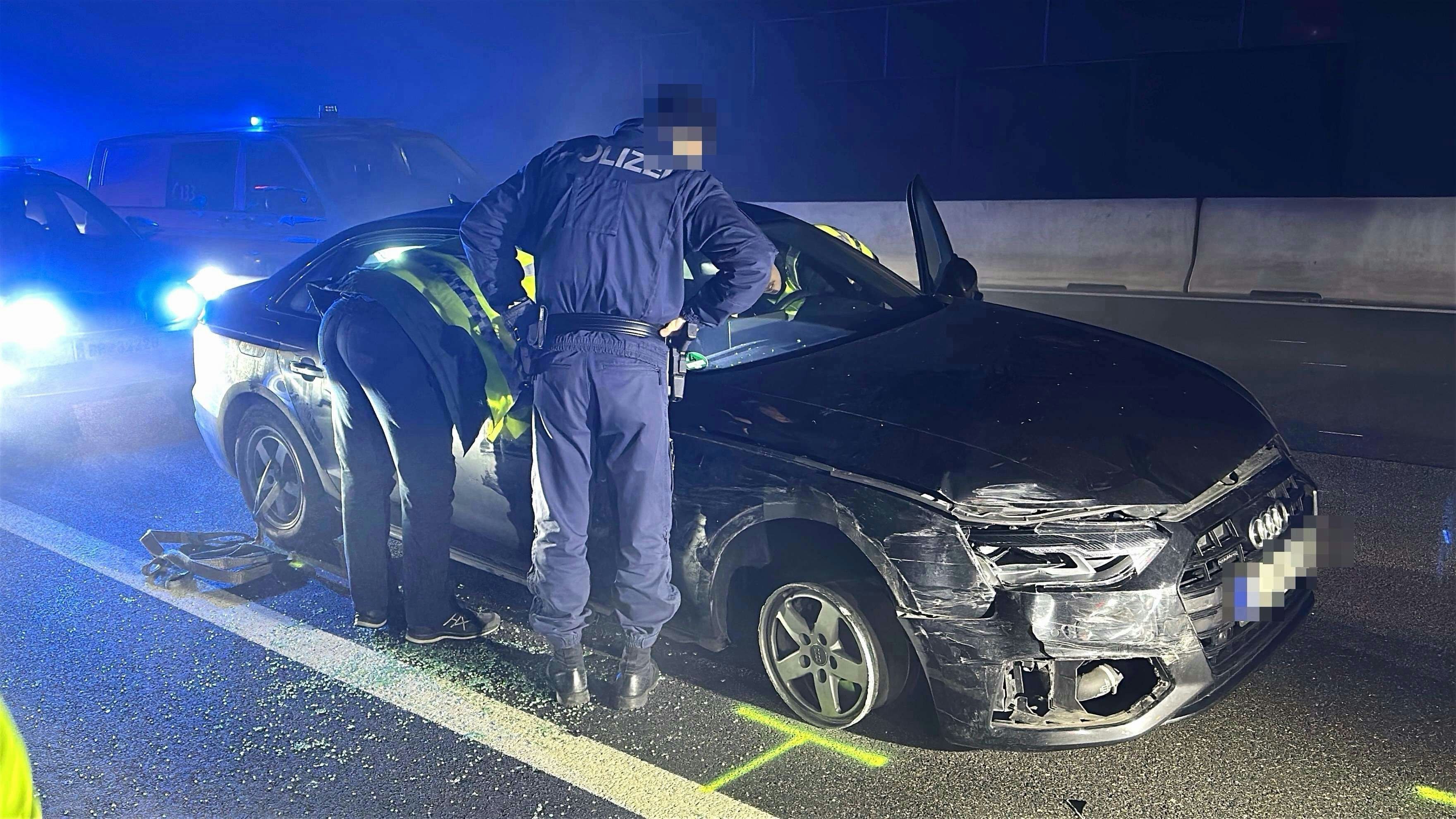 Spektakuläre Anhaltung nach Verfolgungsfahrt auf der Westautobahn A1