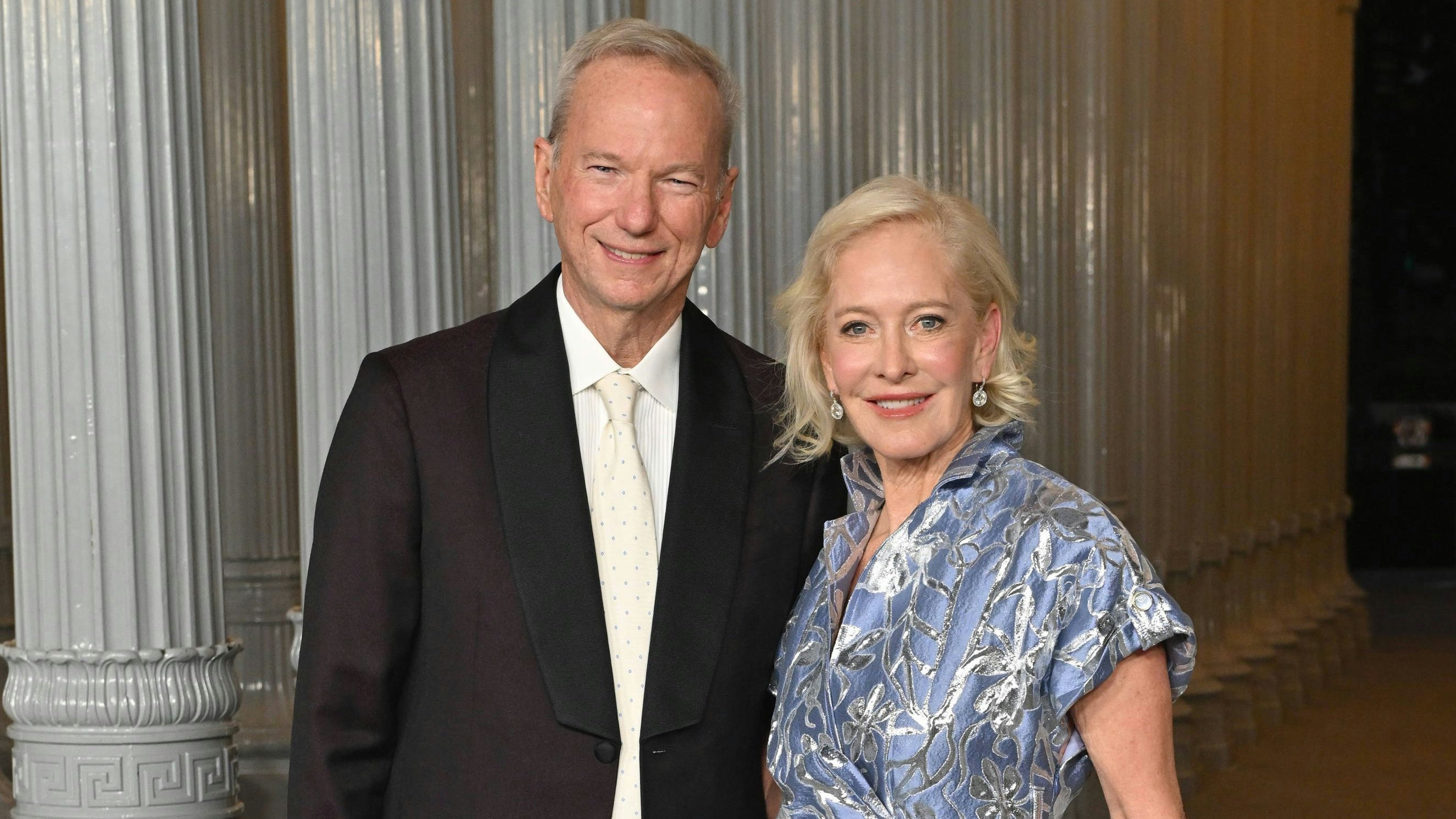 Eric Schmidt mit seiner Frau Wendy bei der LACMA Art  Film Gala in Los Angeles im November 2025. Das Paar soll eine offene Beziehung führen.