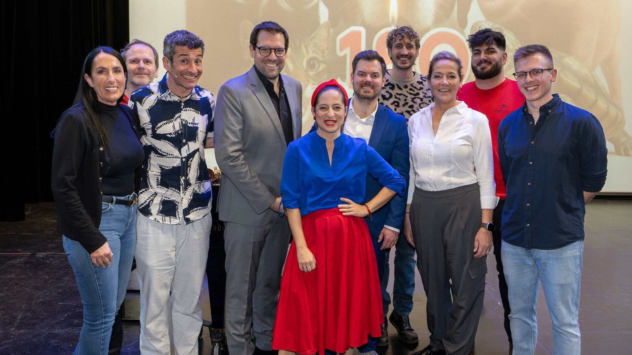 Das war ja mal ein lustiger Auftakt für Tierschutz Austria zum heurigen 180. Jubiläum. 