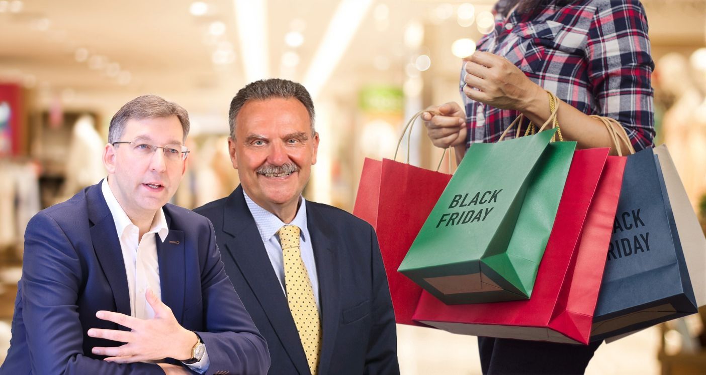 Fritz Pöltl (FCG-ÖAAB Fraktionsführer in der AK Wien, r.) kritisiert den Vorschlag von Wiens ÖVP-Chef Markus Figl (l.)