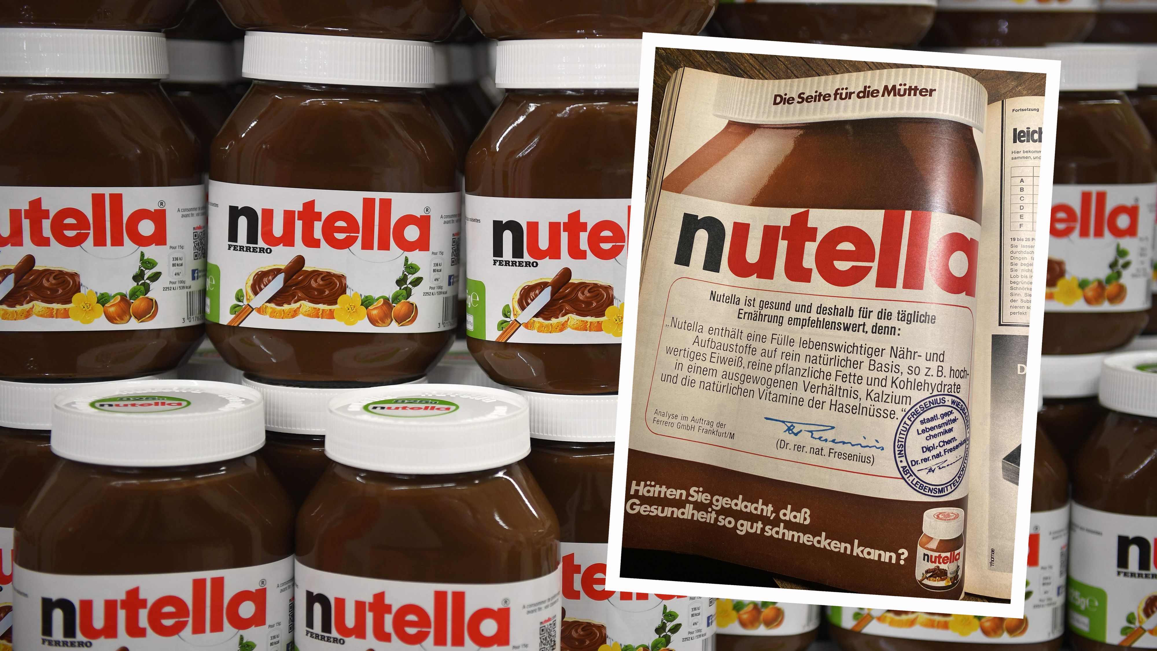 Diese absurde Nutella-Werbung stammt aus dem Jahr 1976.