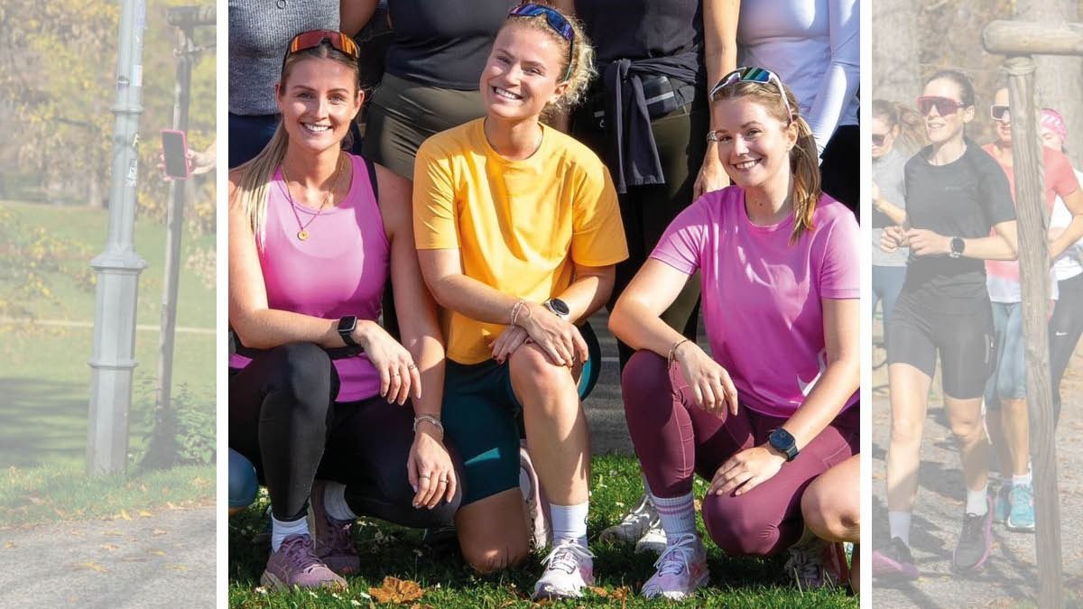Nadine, Paula und Franziska haben den Run Club gegründet.