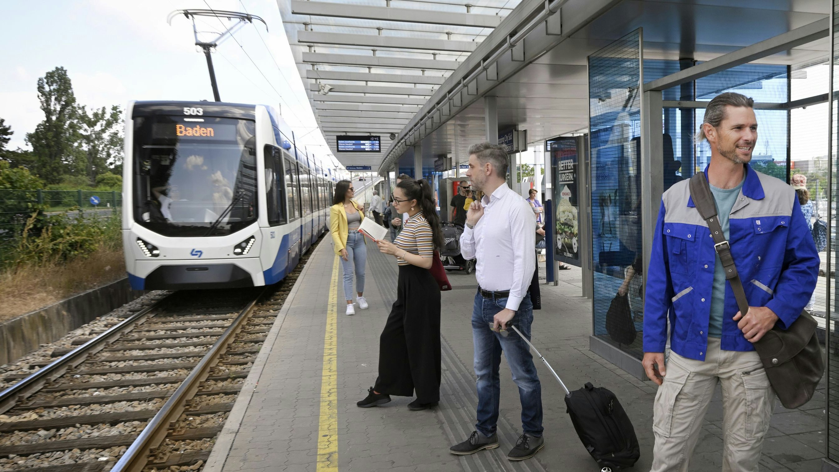 Fahgast-Rekord für die Badner Bahn im Jahr 2025.