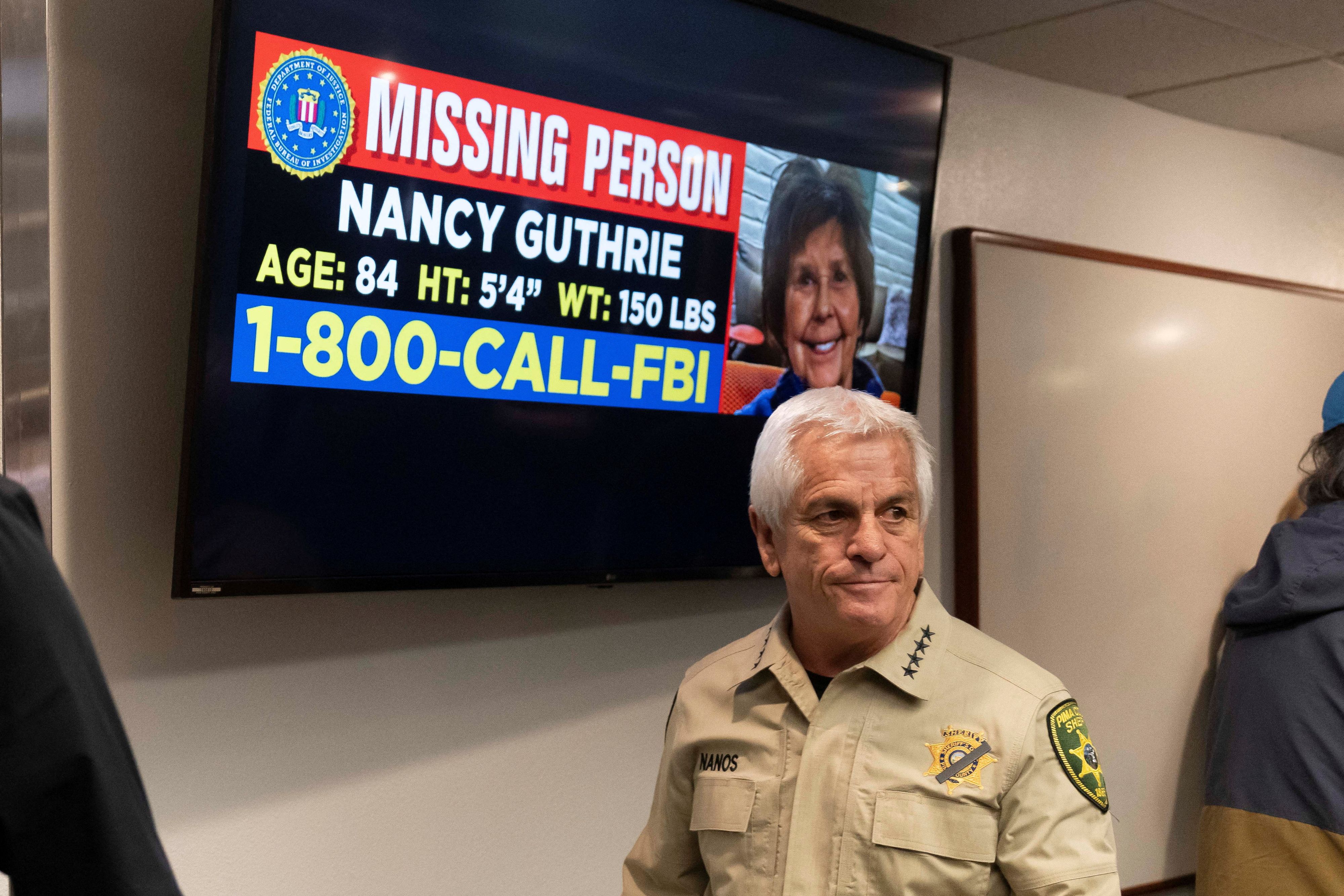 Chris Nanos, der Sheriff von Pima County, leitete anfangs die Suche nach Nancy Guthrie