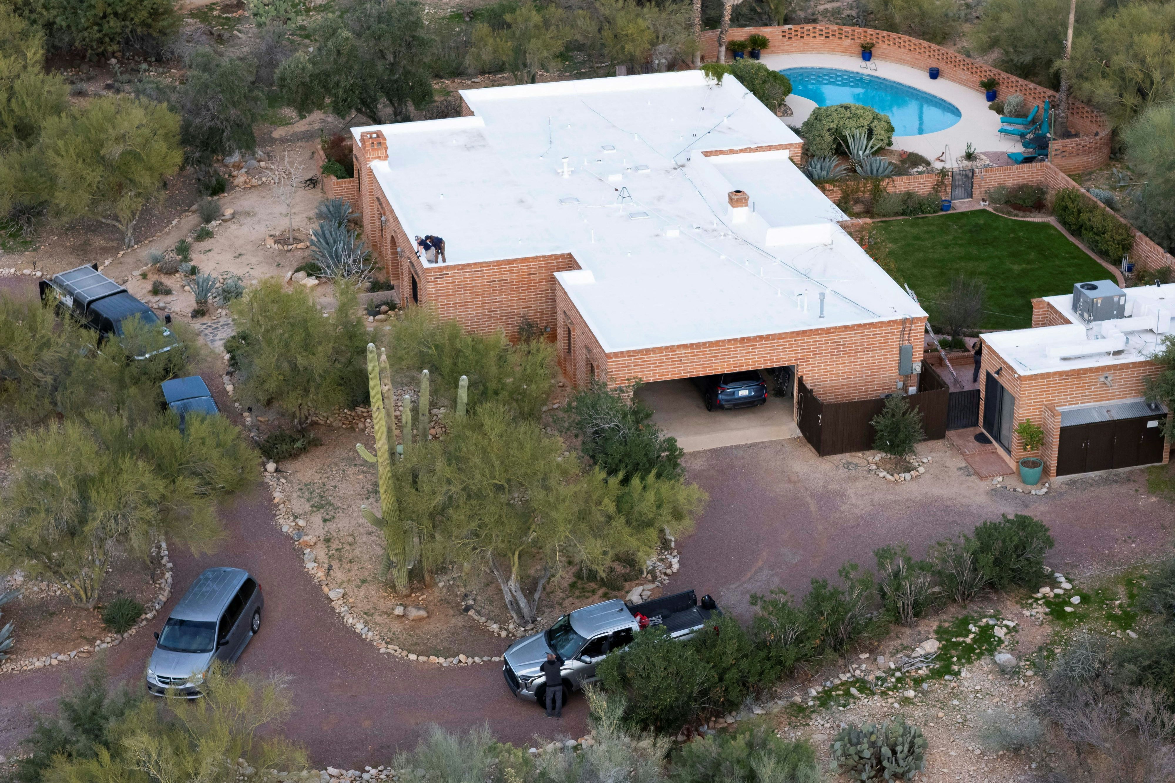 Das Haus von Nancy Guthrie in Catalina Foothills, aus dem sie in der Nacht auf den 1. Februar spurlos verschwand