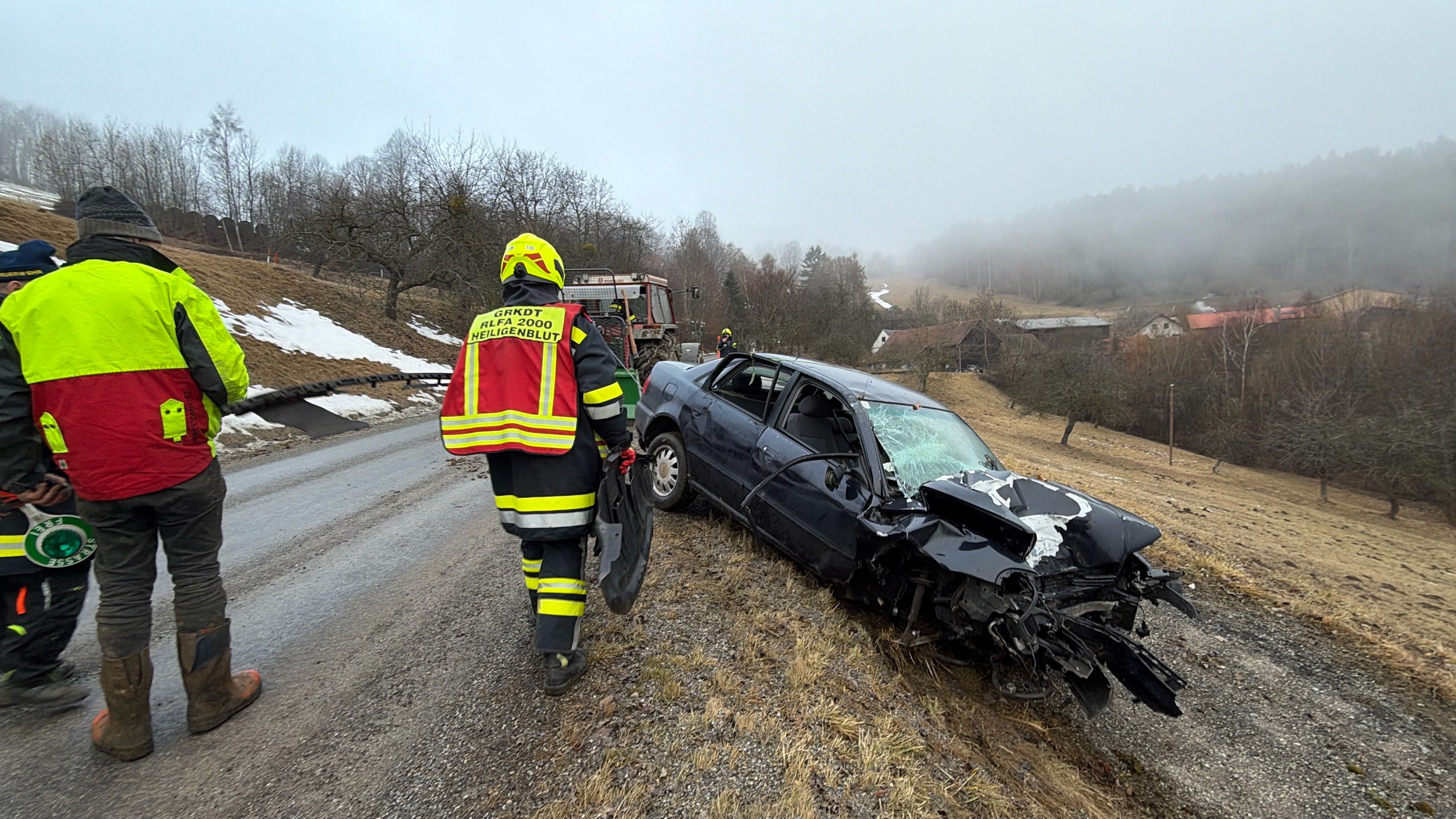 Tödlicher Verkehrsunfall in Laufenegg im Bezirk Melk