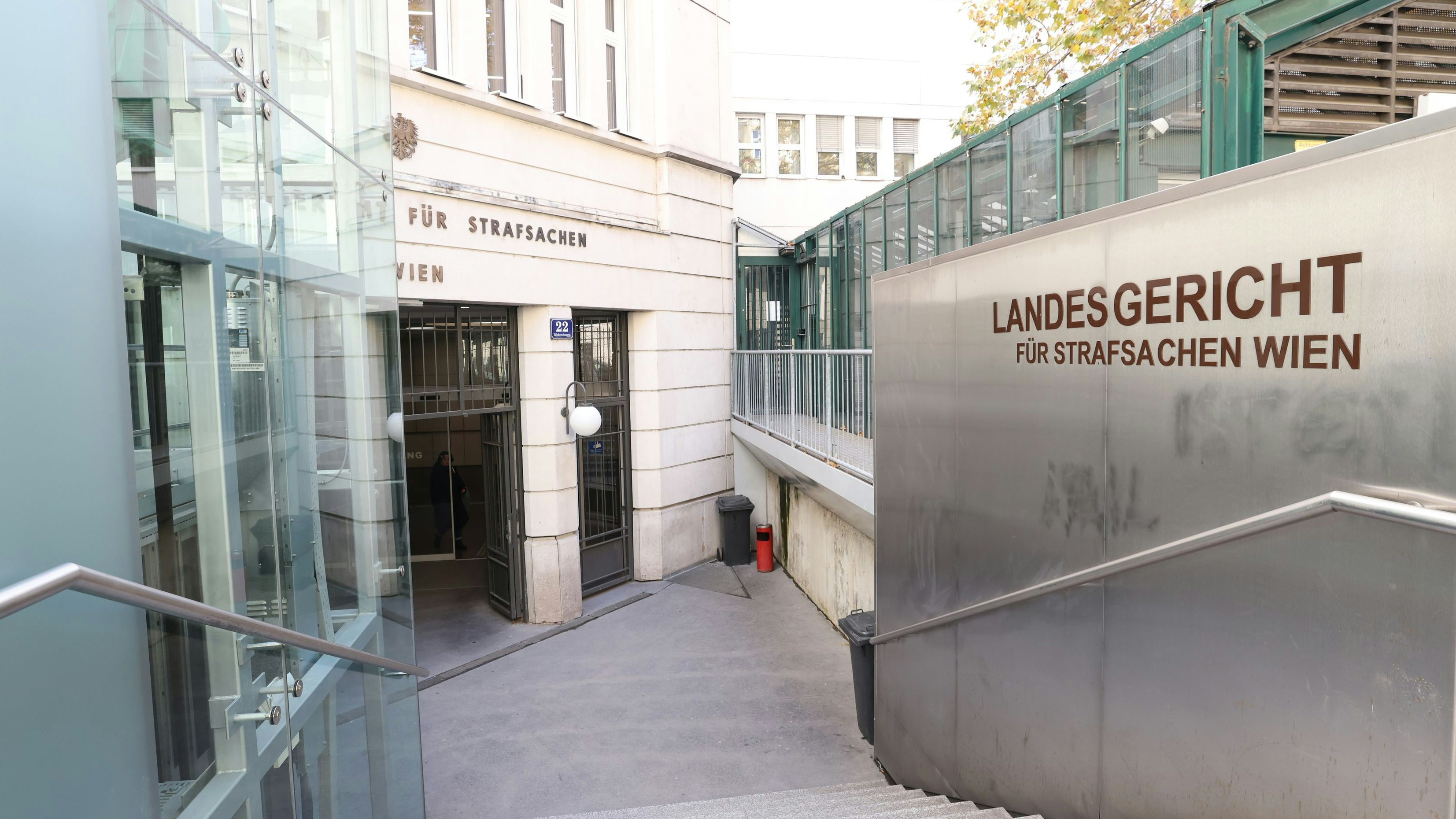 20251104 / aussenansicht landl landesgericht wien wickenburggasse / foto: denise auer / tageszeitung heute 