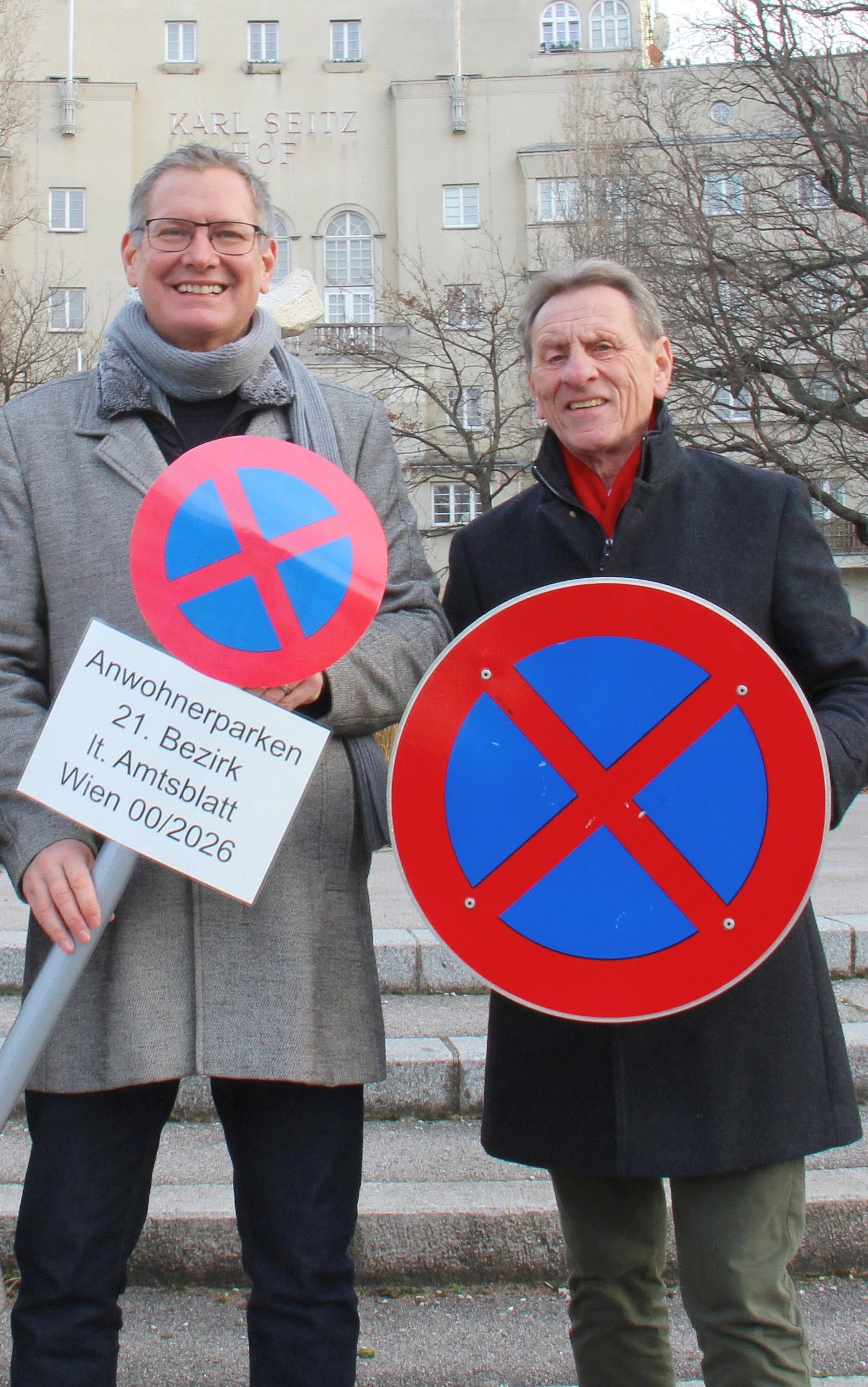 Bezirks-Chef Georg Papai und Vize Josef Fischer: 