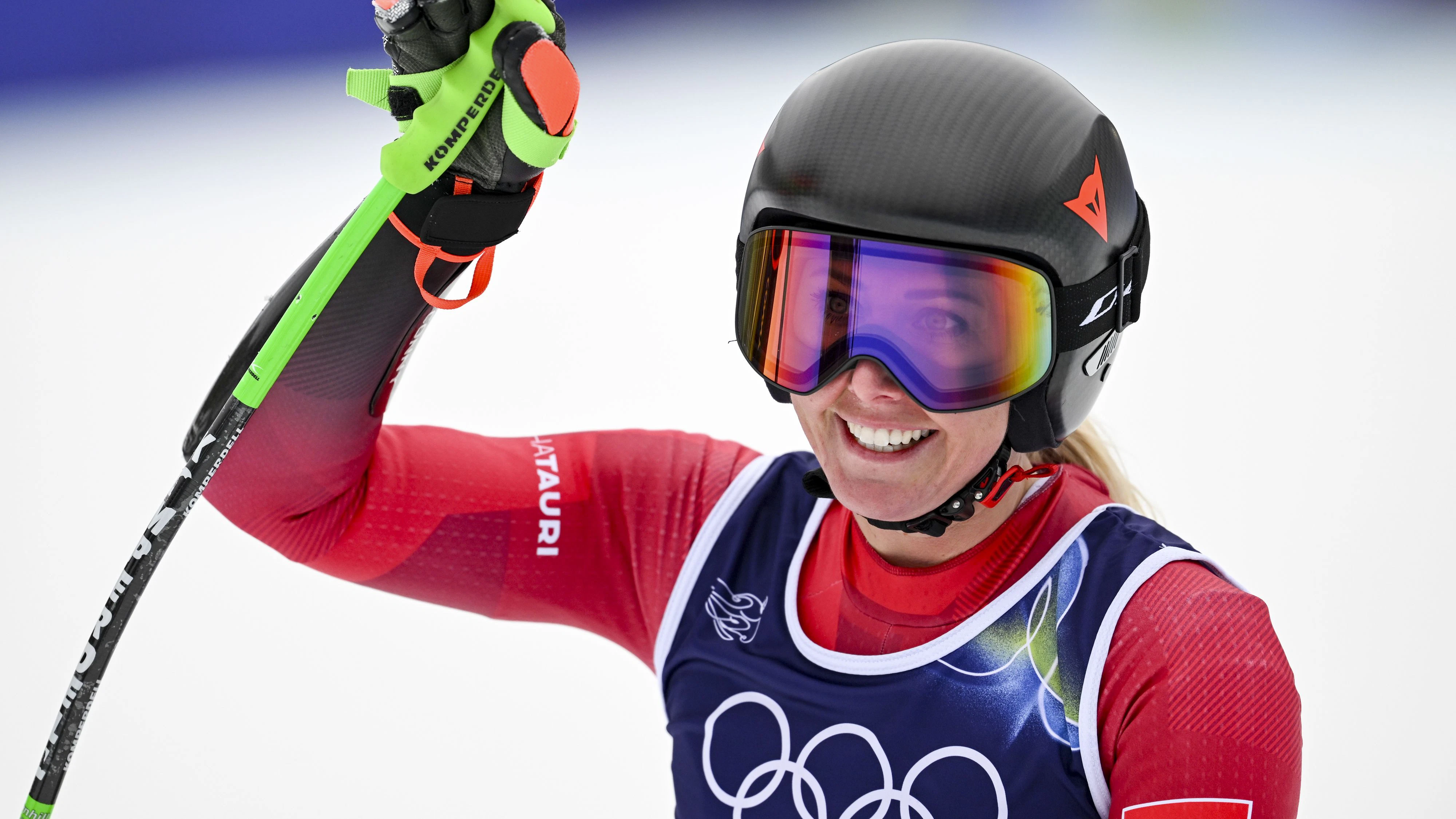 Conny Hütter holt Super-G-Bronze bei Olympia. 