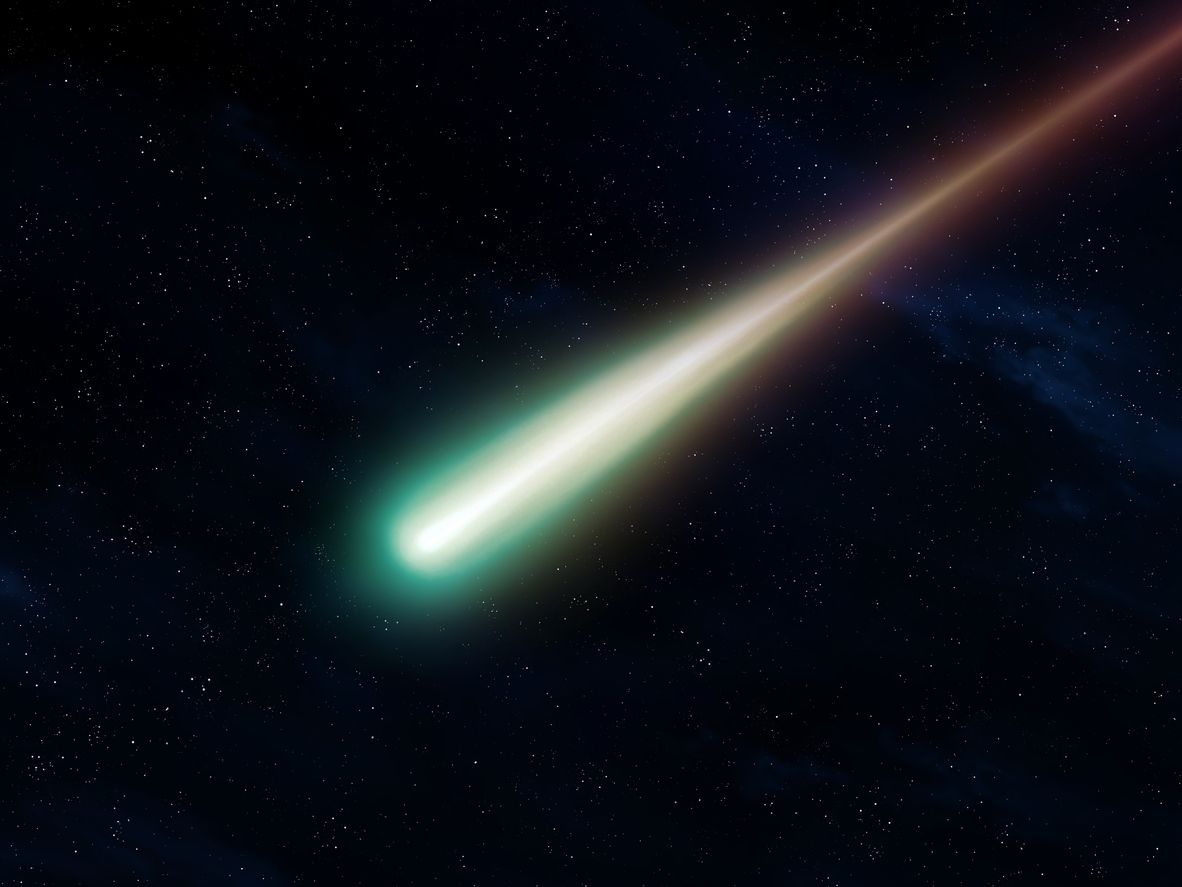 Der Feuerball war deutlich zu sehen.