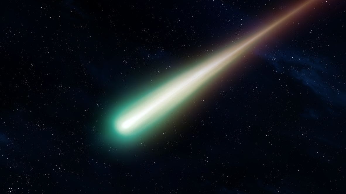 Der Feuerball war deutlich zu sehen.