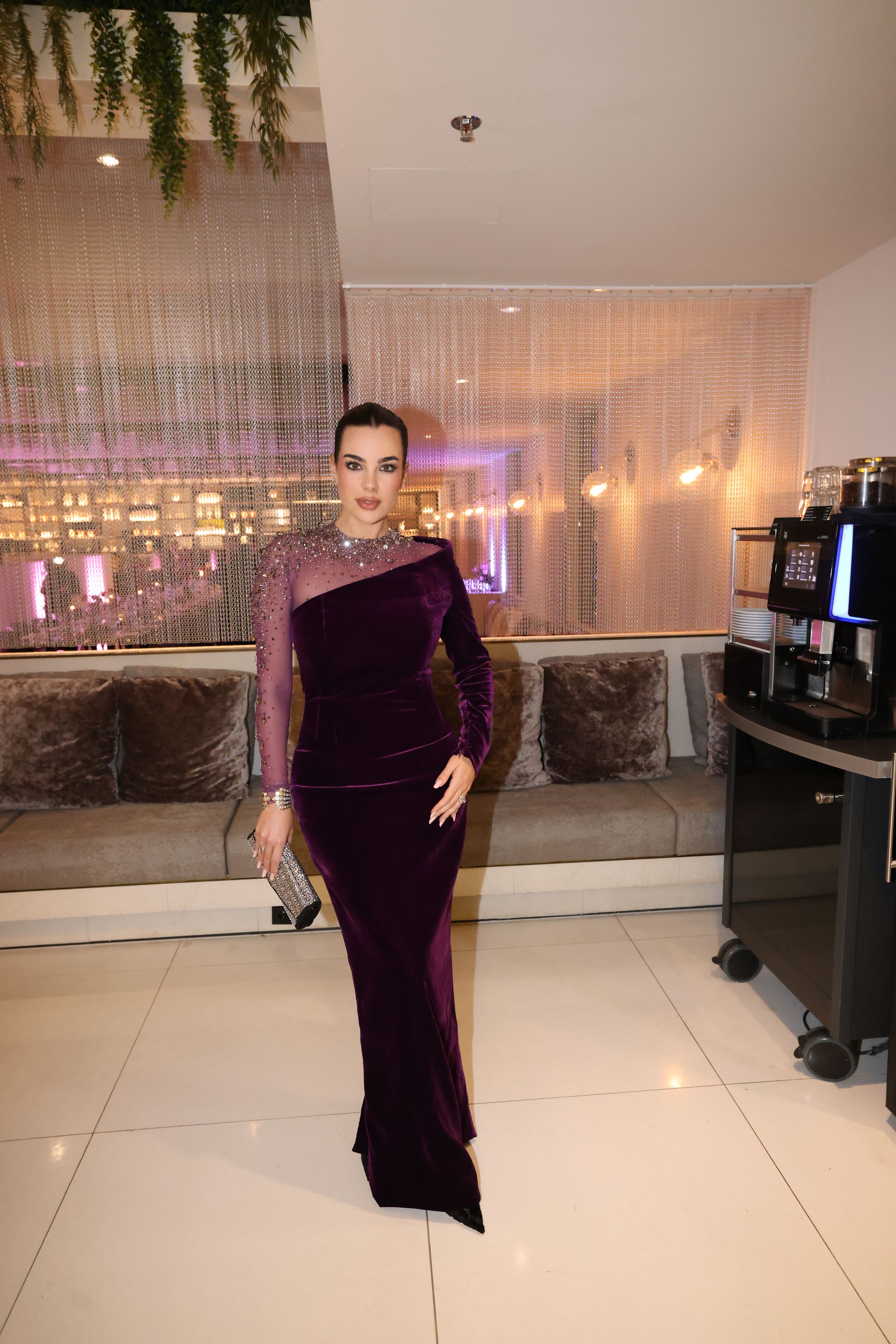 Nadine Mirada im Hotel Le Meridien.