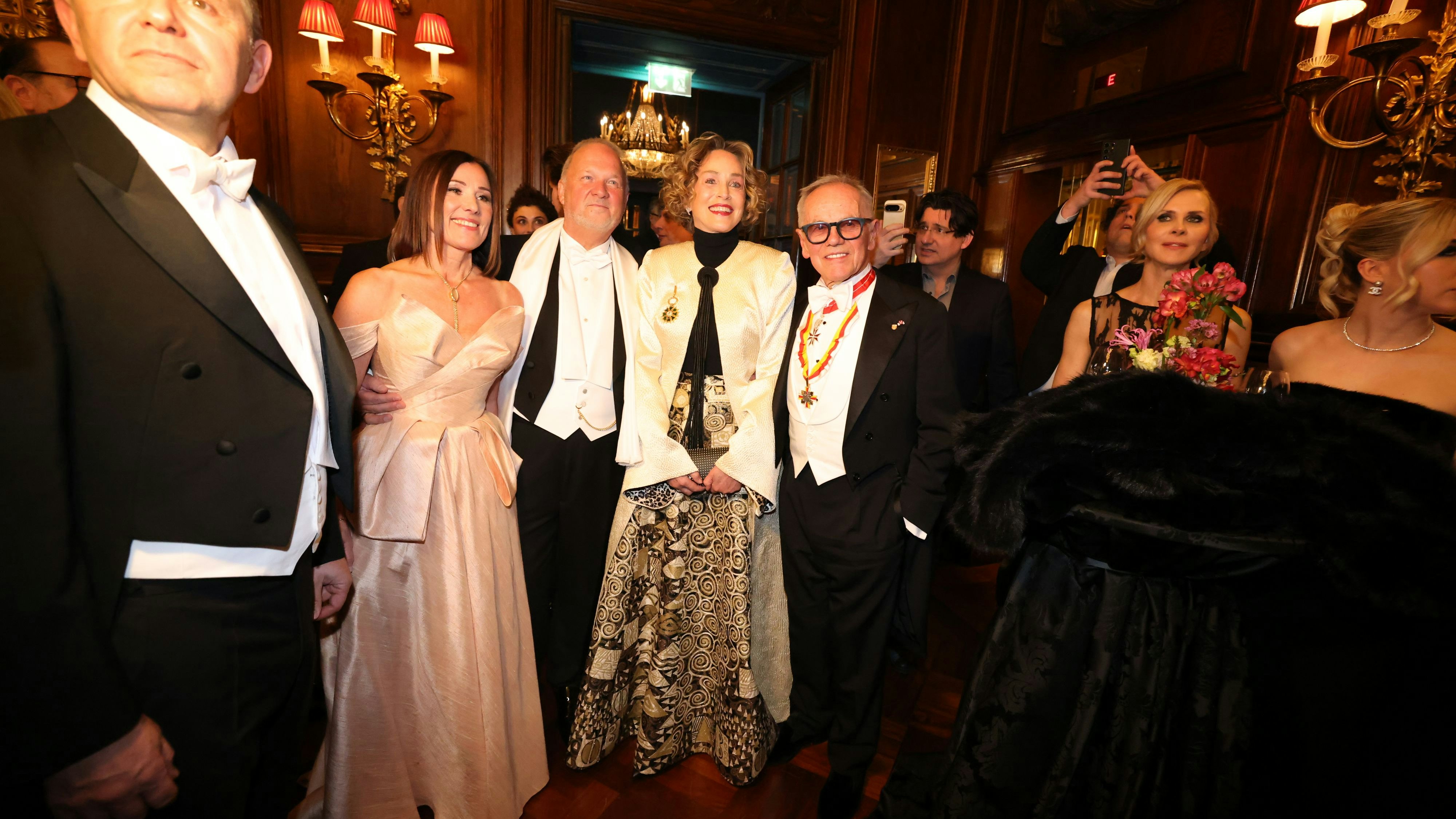 Sharon Stone Pre-Opernball im Hotel Sacher.