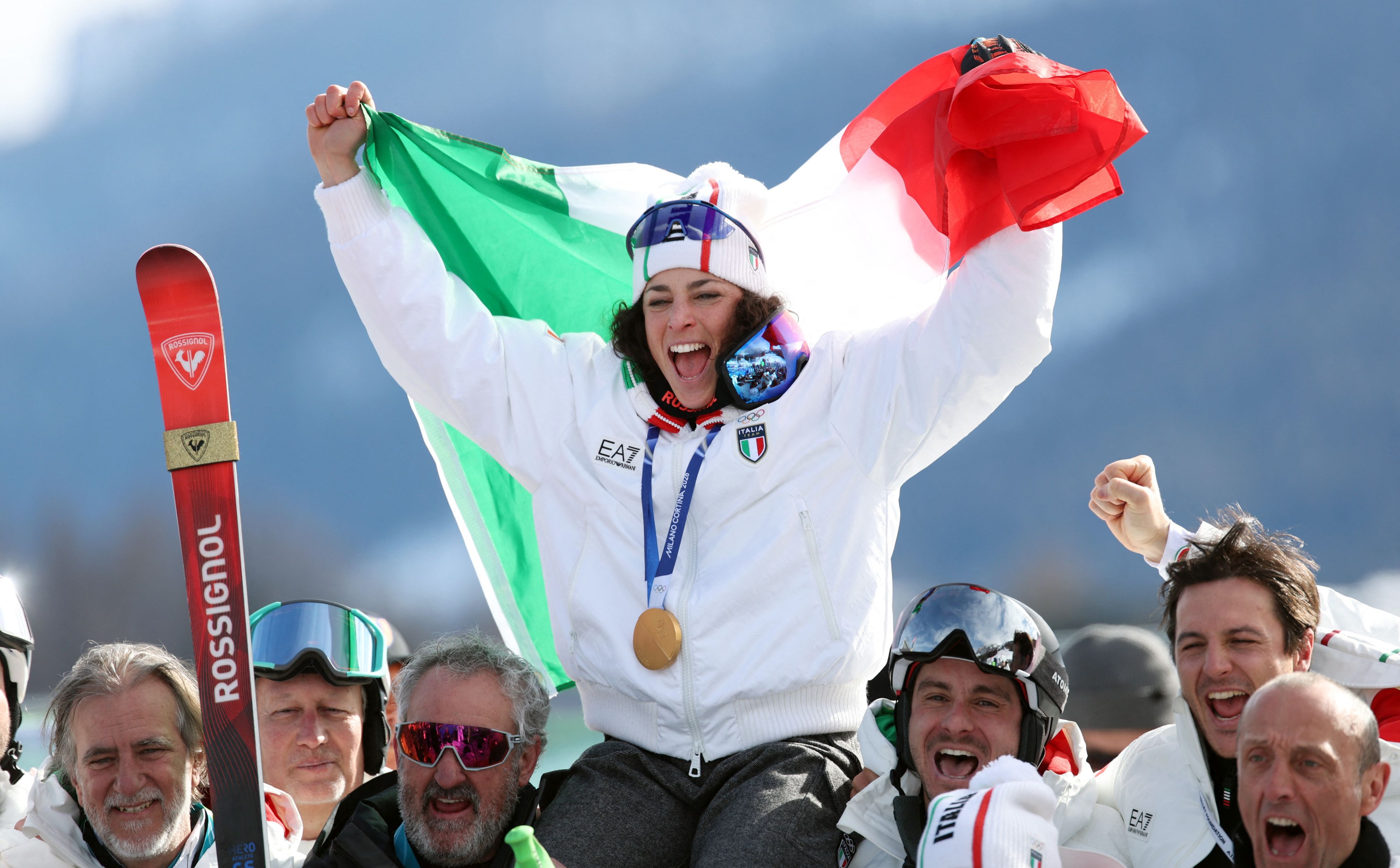 Die italienische Olympiasiegerin Federica Brignone. 