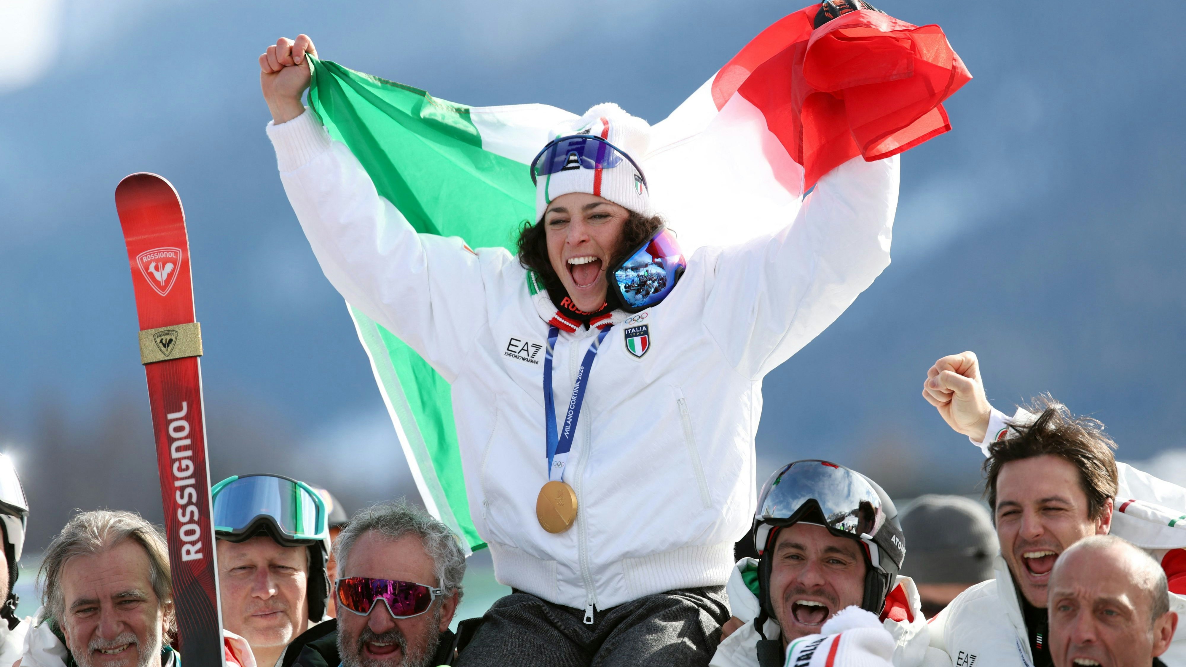 Die italienische Olympiasiegerin Federica Brignone. 