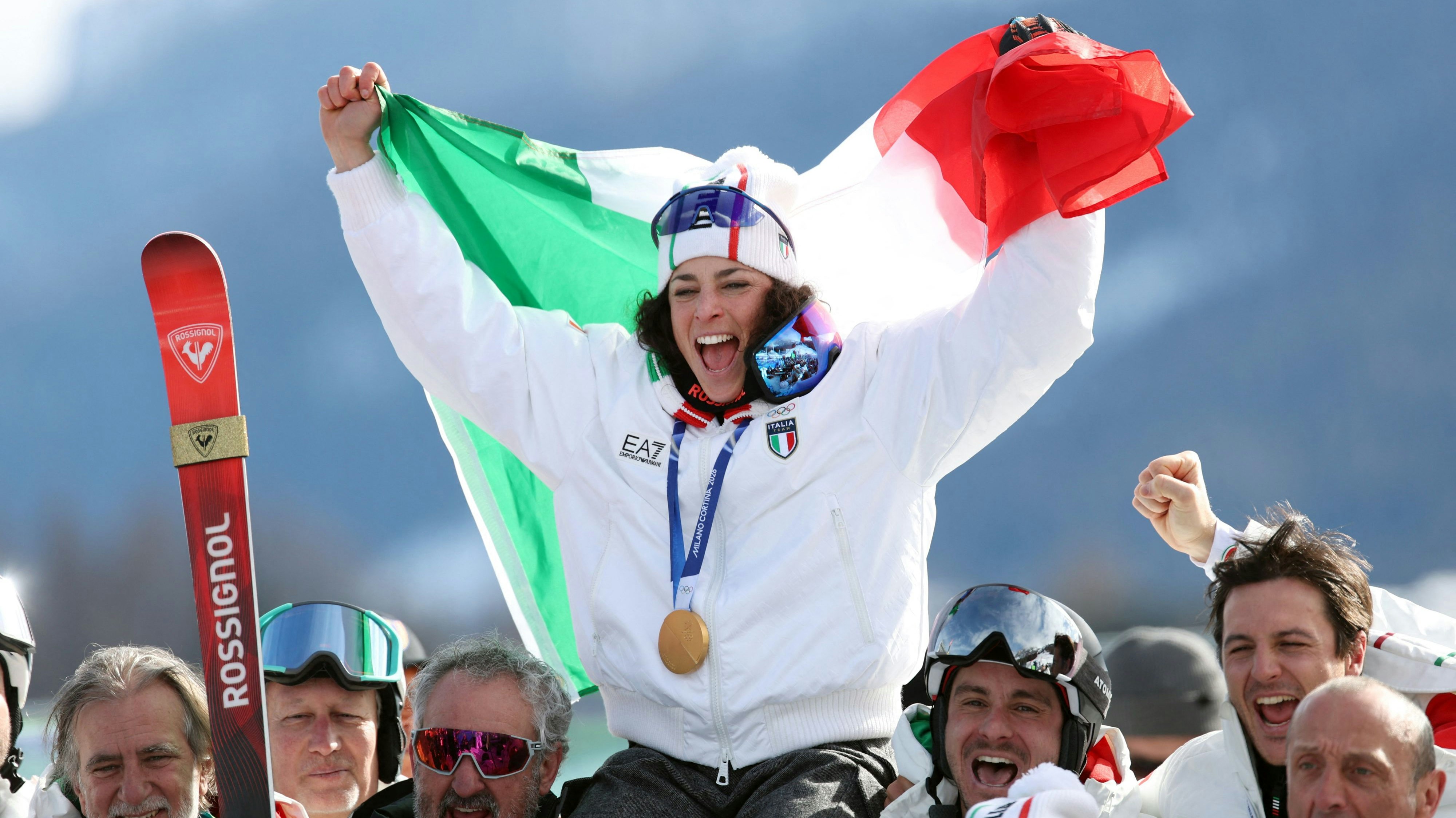 Die italienische Olympiasiegerin Federica Brignone. 