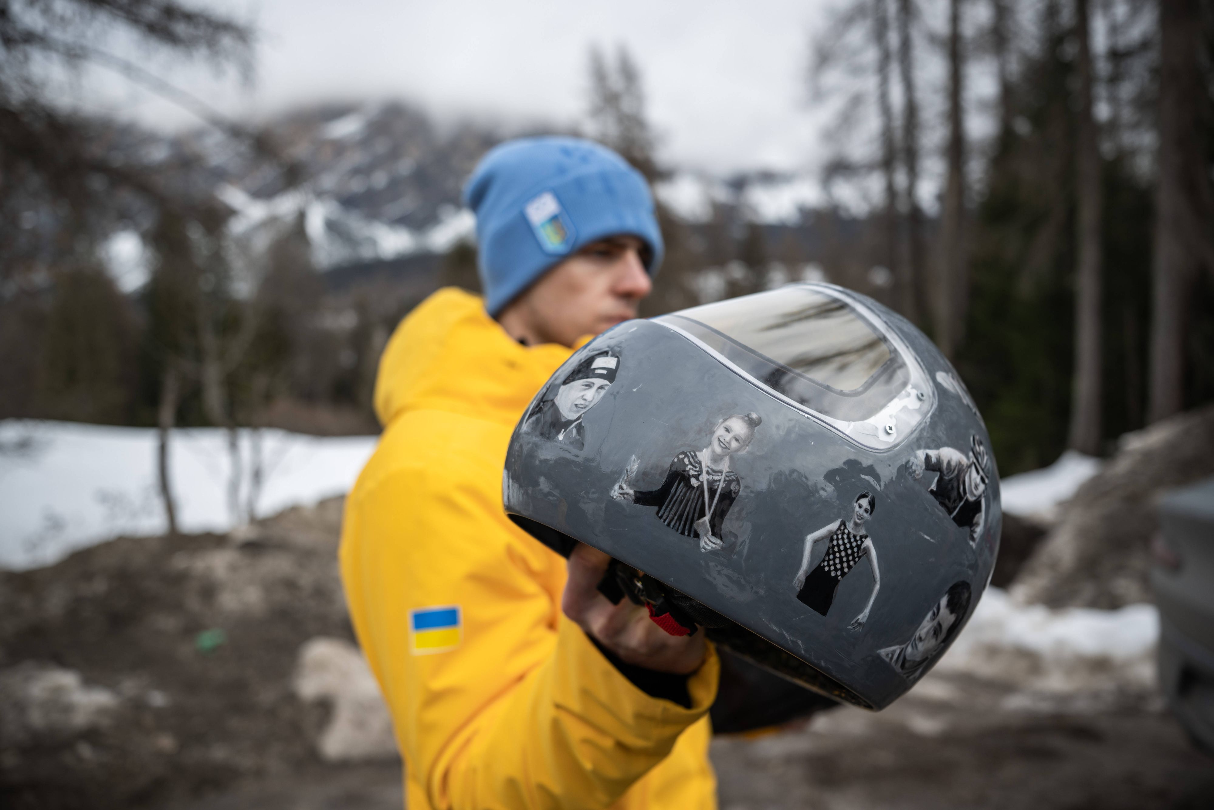 Der Helm von Wladyslaw Heraskewytsch sorgt weiter für Aufsehen. 