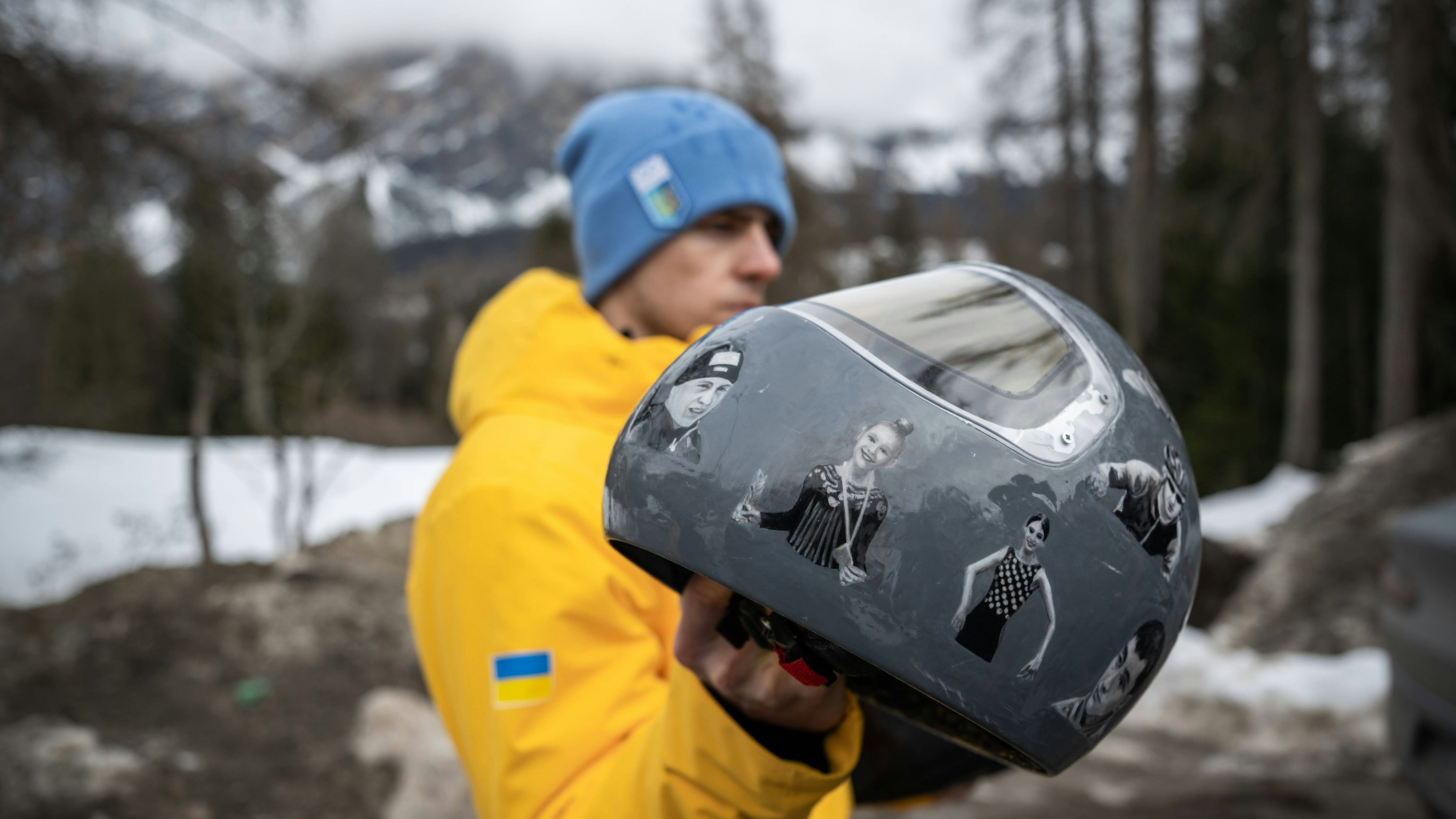 Der Helm von Wladyslaw Heraskewytsch sorgt weiter für Aufsehen. 
