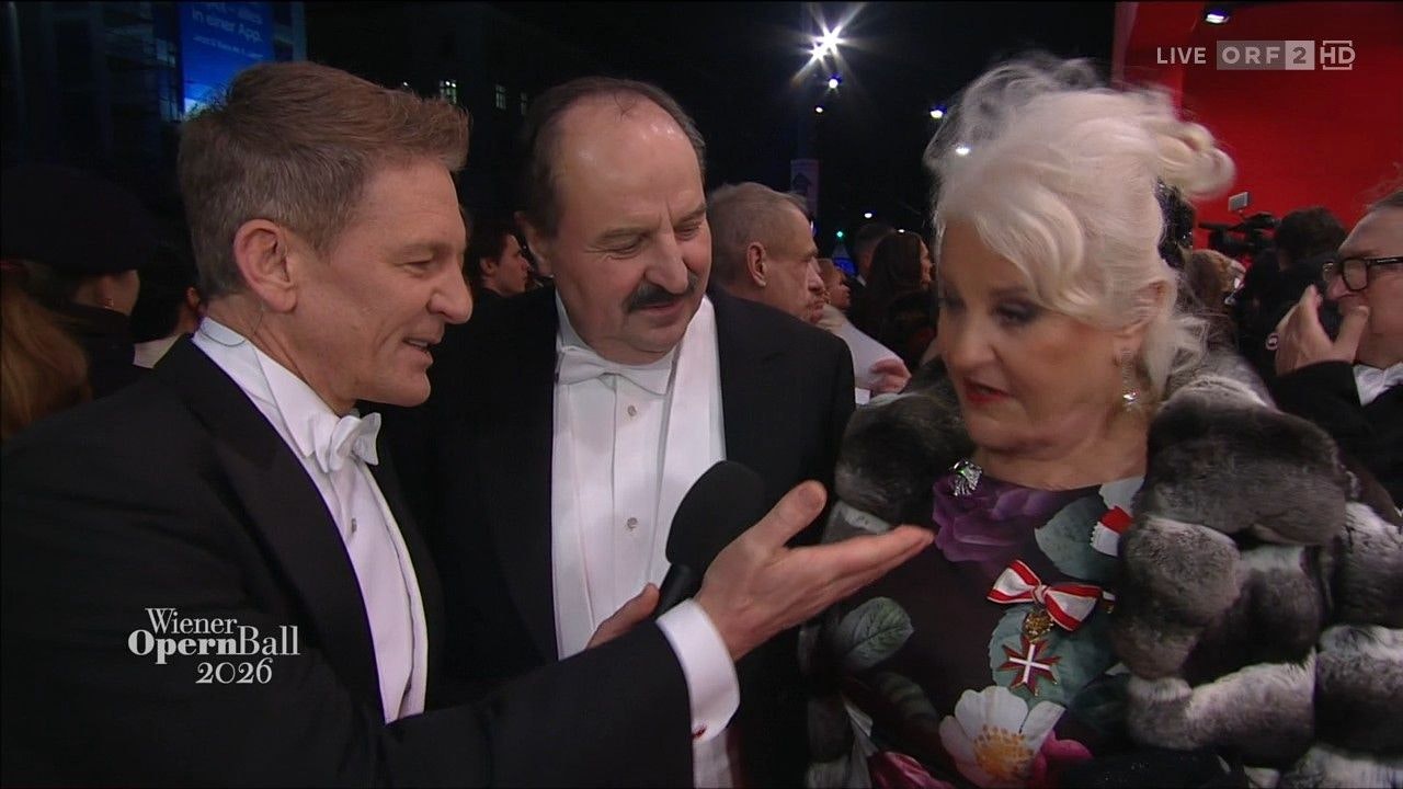 Knoll hat Fragen zu Marika Lichters Opernball-Look.