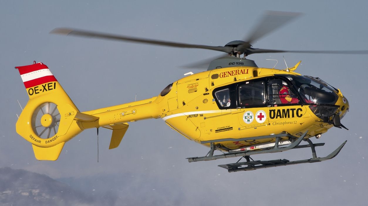 Archivbild eines Notarzthubschrauber-Einsatzes in der Steiermark.