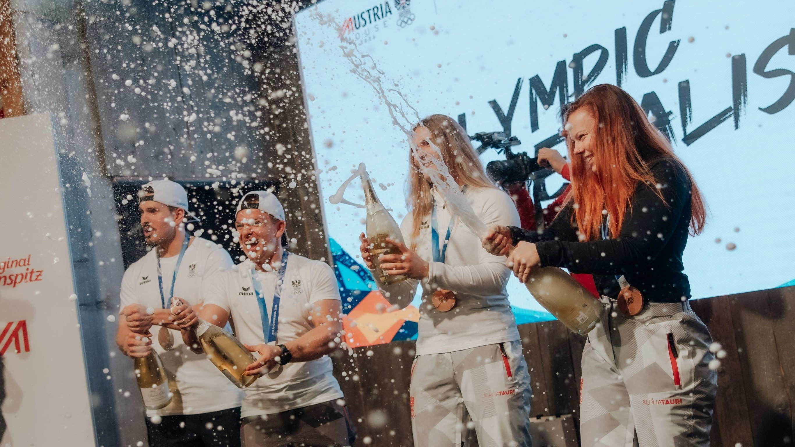 Lara Kipp, Selina Egle, Thomas Steu, Wolfgang Kindl, 