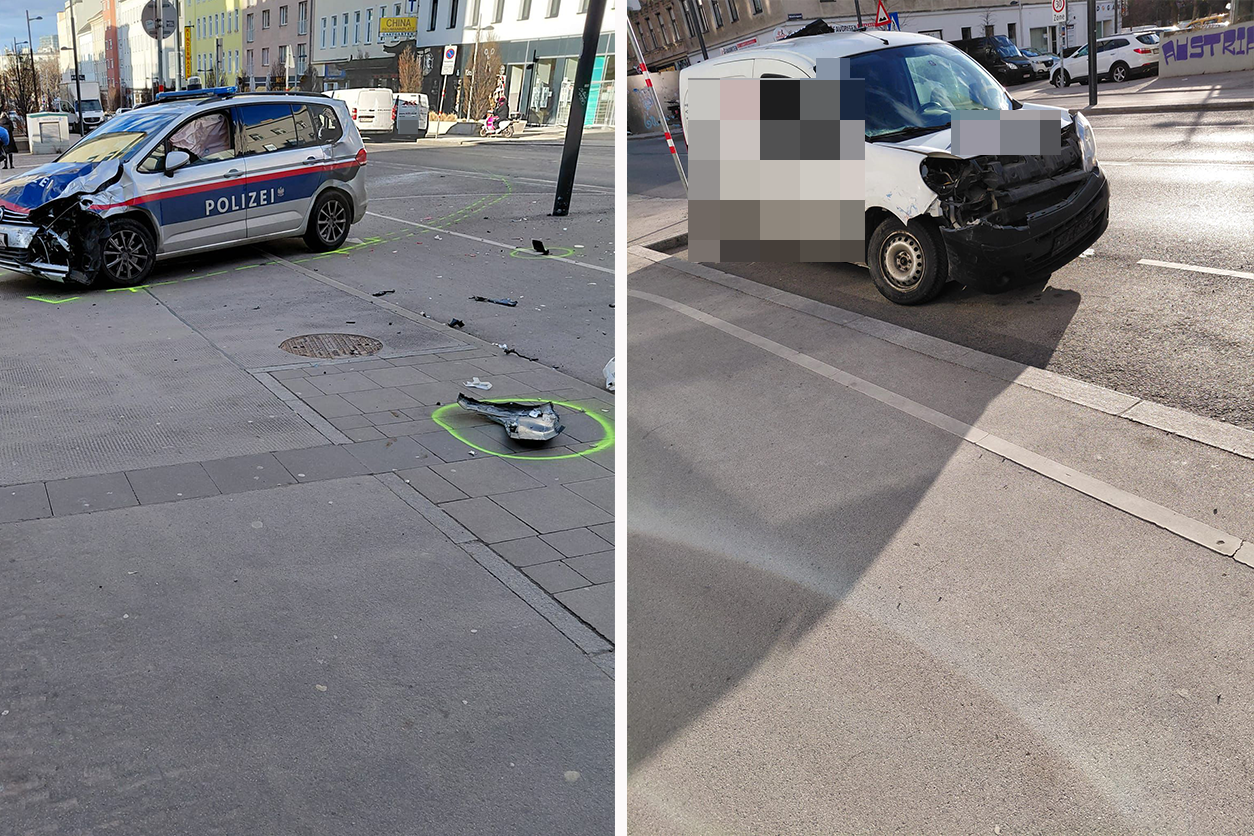 Am Freitag in der Mittagszeit kam es zu einem heftigen Unfall.