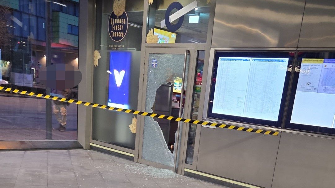 Trafik-Einbruch in Wiener Öffi-Station