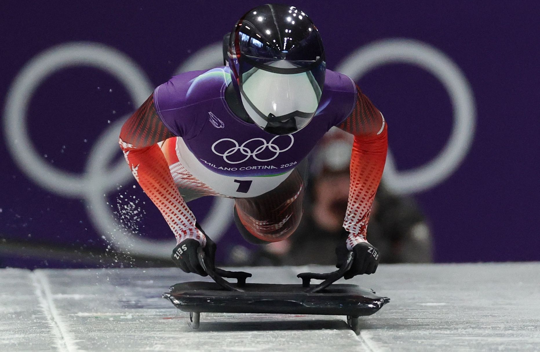 Österreichs Top-Skeletonpilotin Janine Flock. 