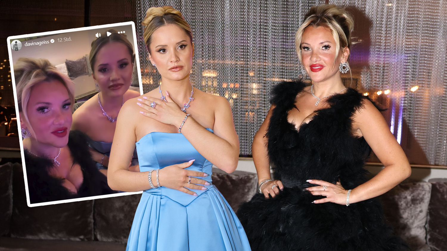 Auf Instagram bitten Davina Geiss und Evelyn Burdecki ihre Fans um Hilfe.