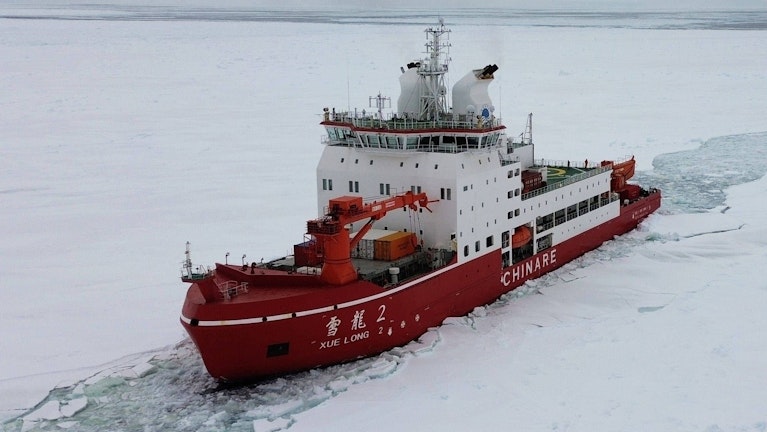 Der Klimawandel macht die Arktis zu einer interessanten Transportroute (der 