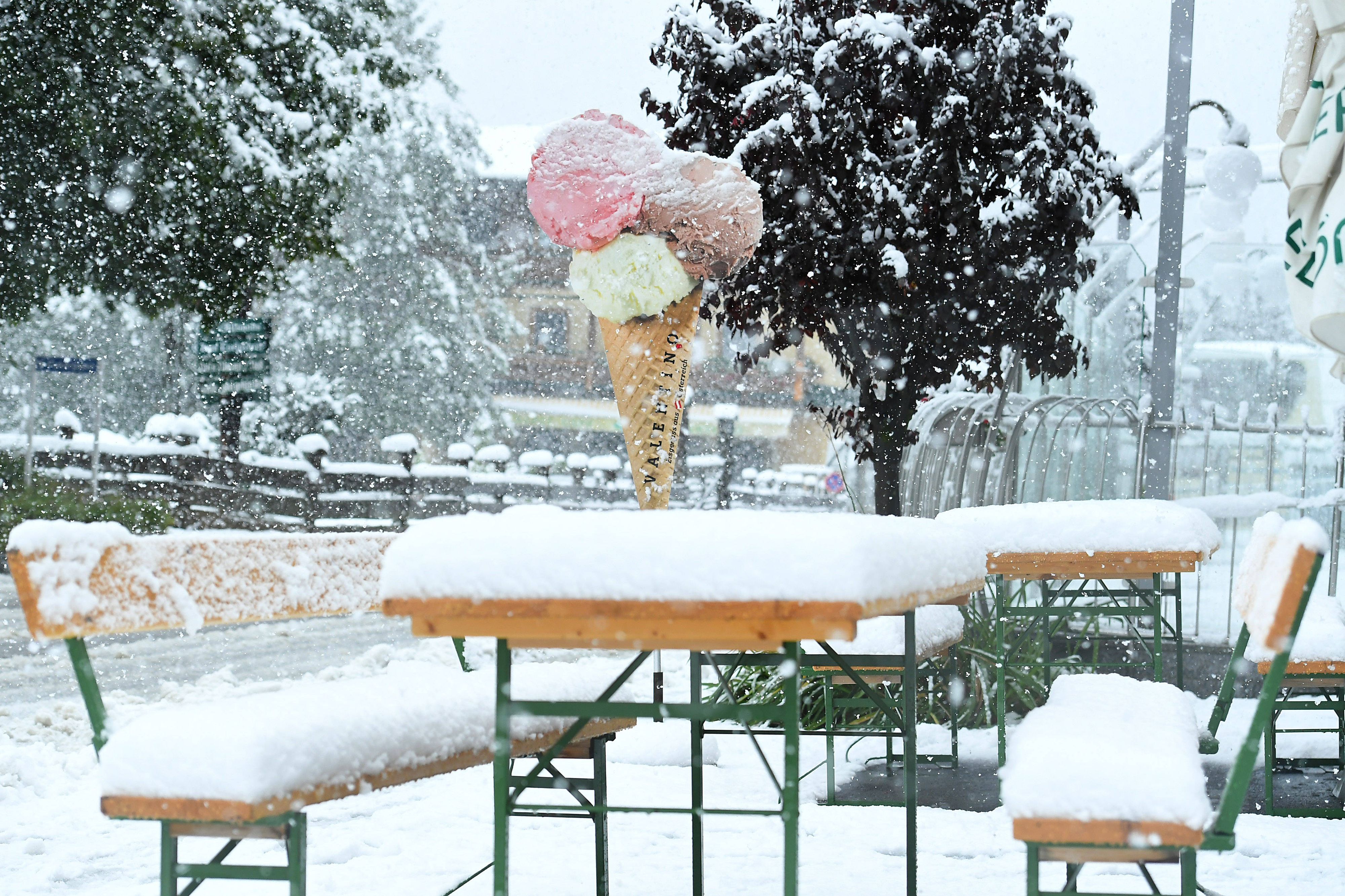 Heute.at - Kälte-Doppelschlag bringt jetzt ergiebigen Schneefall