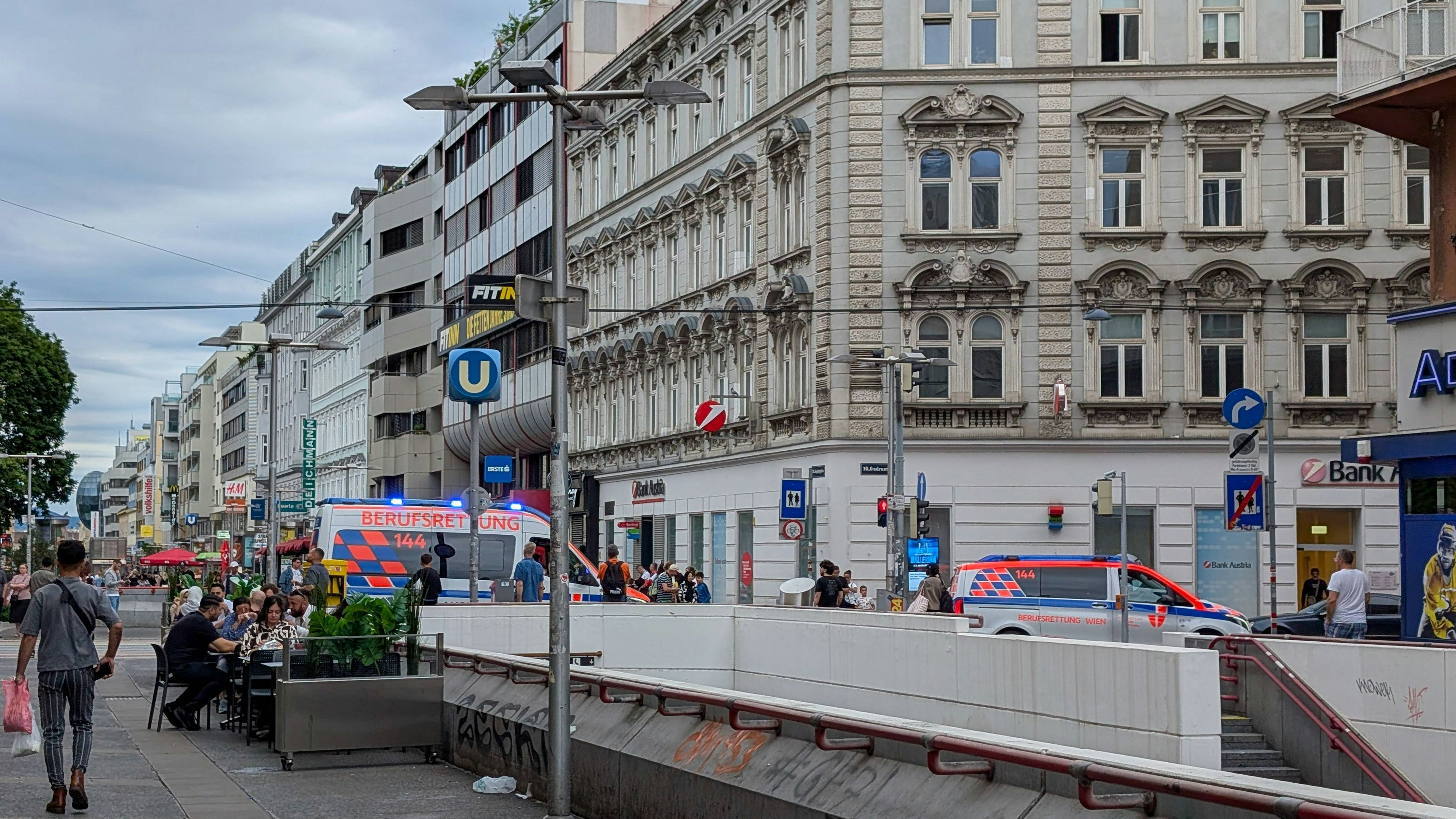 Der Festgenommene soll am Keplerplatz mit einem Messer zugestochen haben.